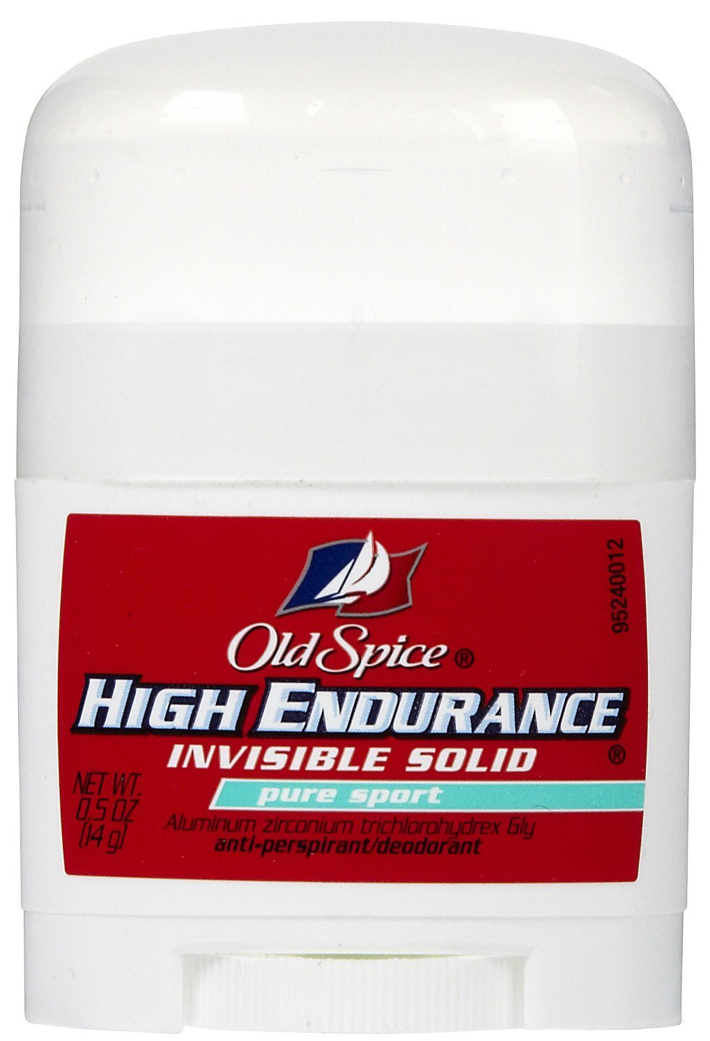 Old Spice High Endurance Invisible Solid Antiperspirant/Deodorant, Pure Sport - 0.5 Oz