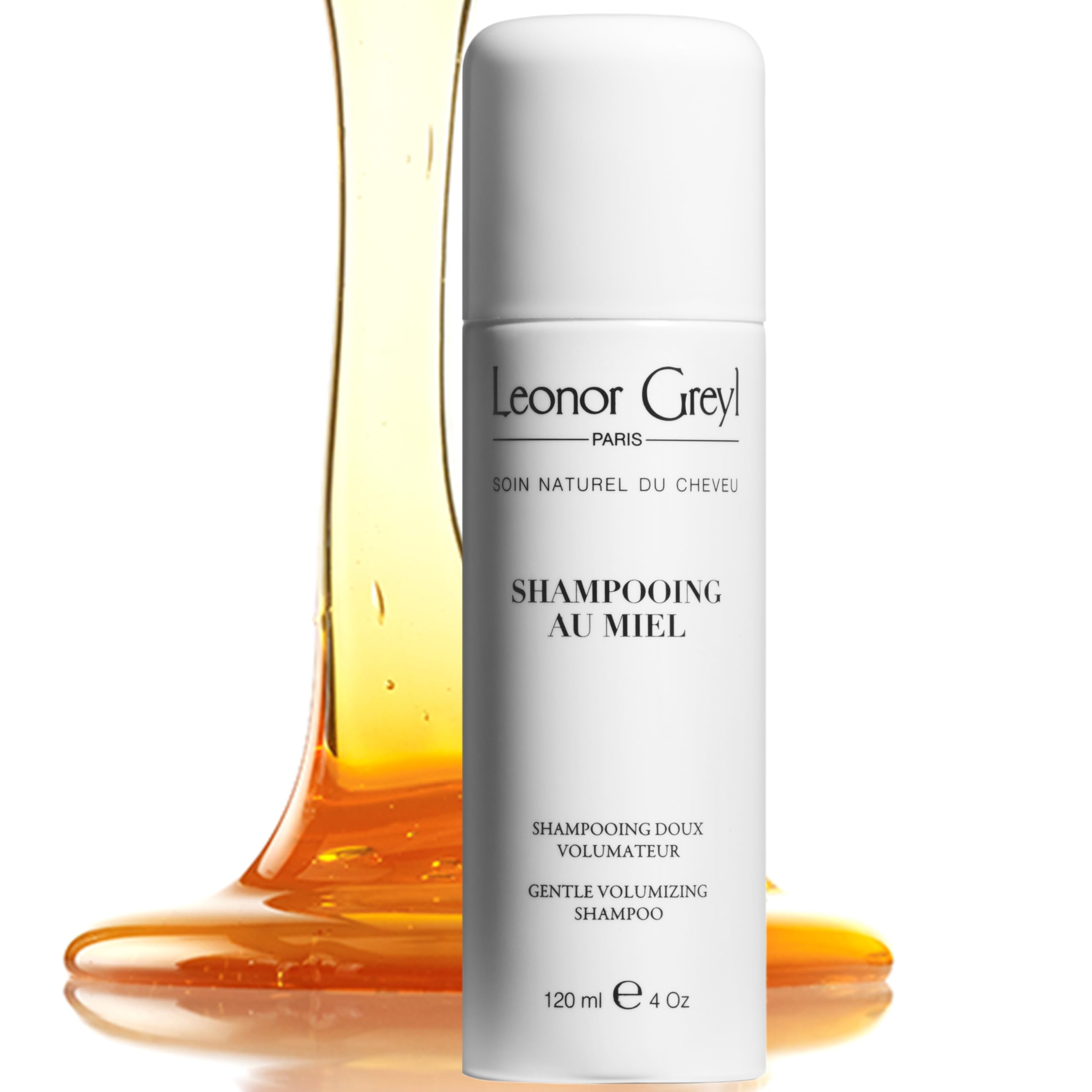 Leonor Greyl Gentle Volumizing Honey Shampoo - Shampooing Au Miel 97% Natural Ingredients, Lavender Honey, French Rose Extracts 