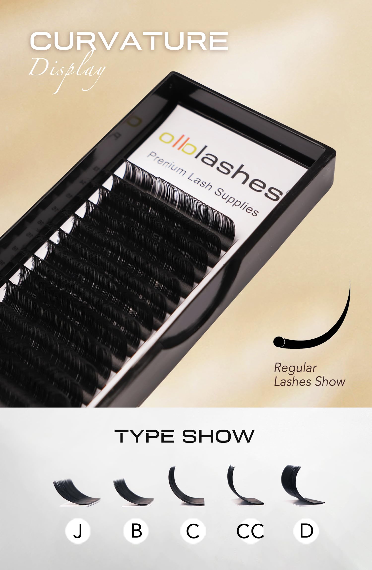Ollolashes Eyelash Extension B C Cc D J Curl Mix 5-20Mm 0.03 0.05 0.07 0.15 Super Matte Classic Lash Extensions Professional Sup