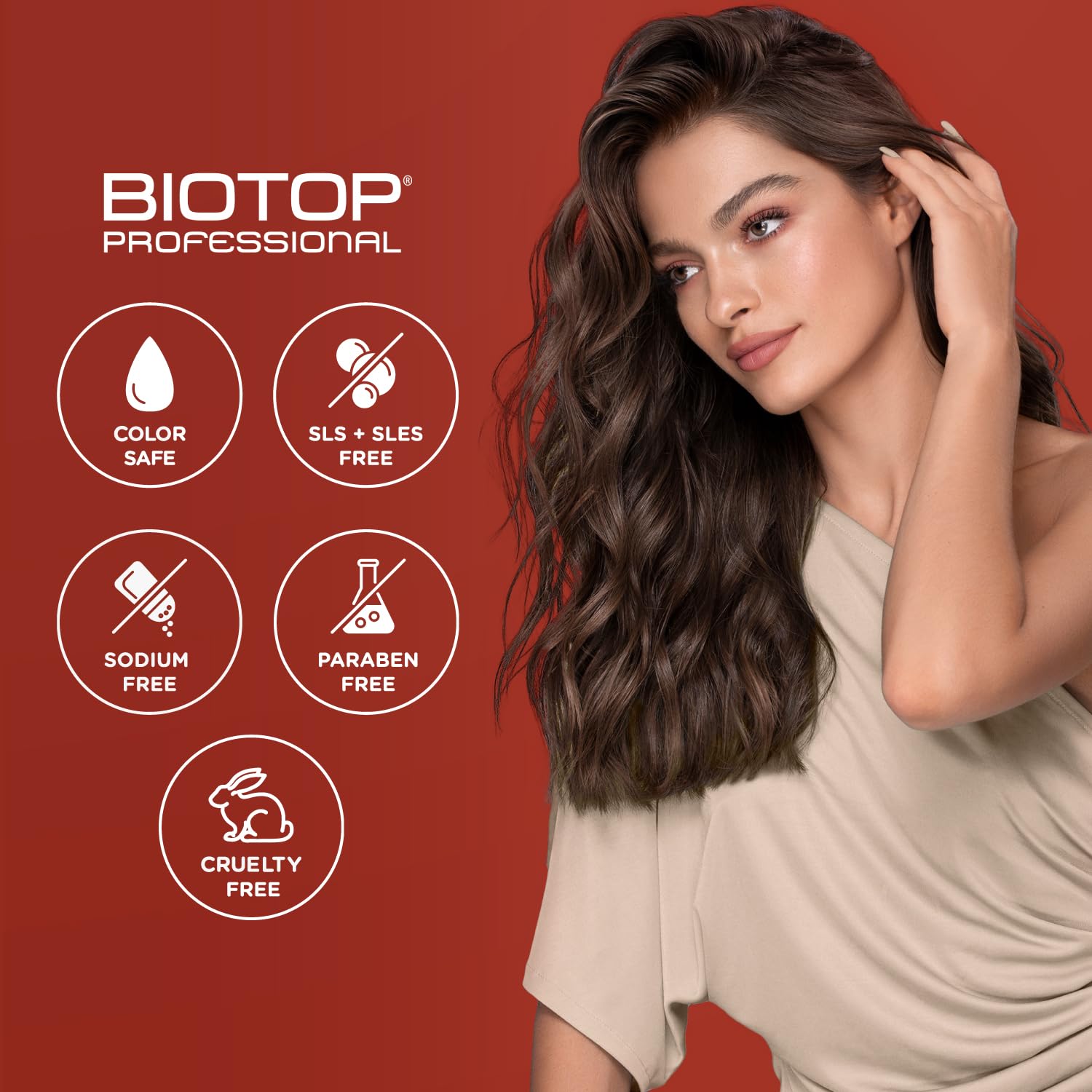 Biotop Professional 02 Eco Dandruff Shampoo - Dry Scalp Treatment & Hydrating Shampoo with Pro Vitamin B5, Zinc Pyrithione & Cha