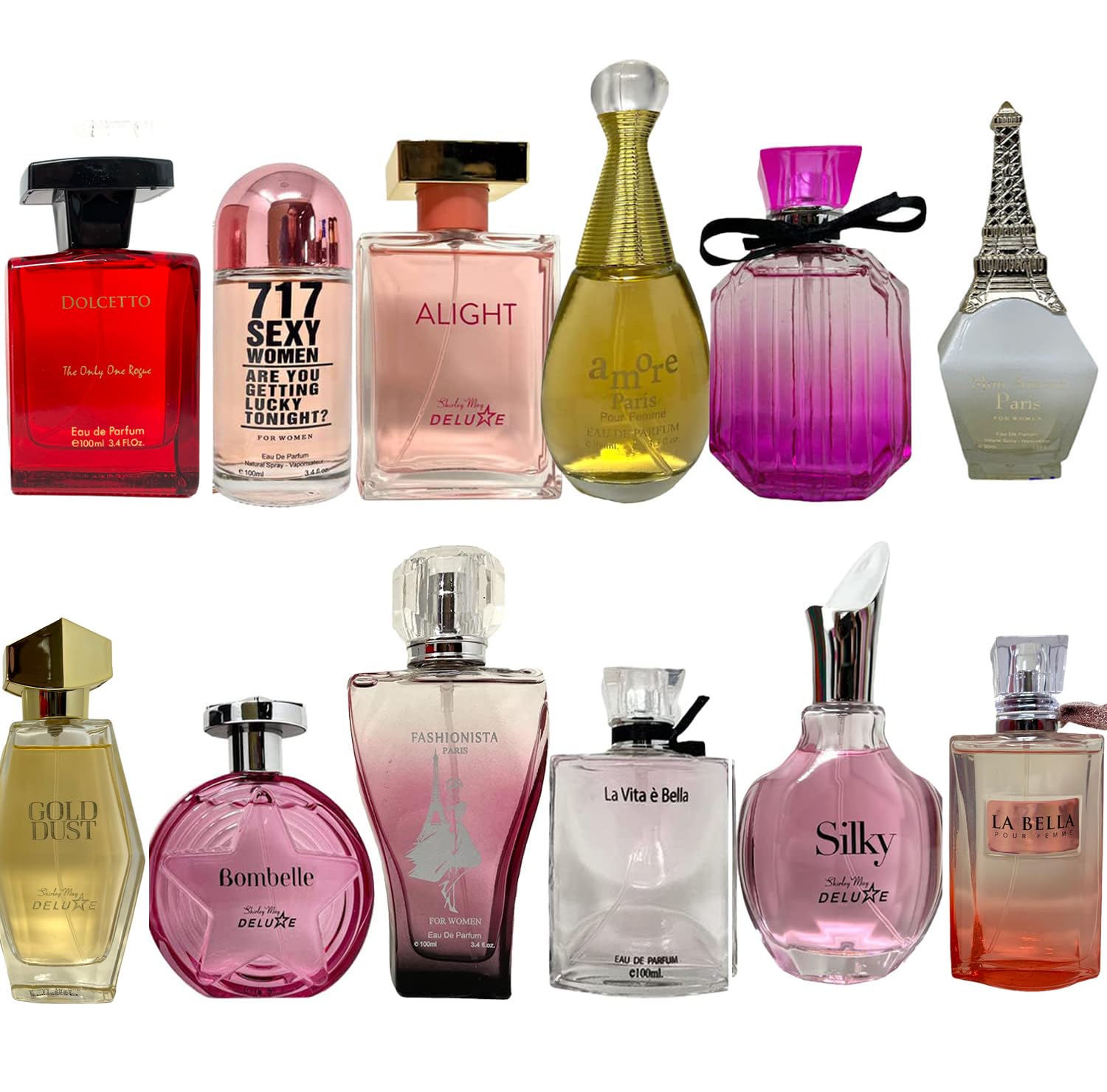 A CENTER Perfume for Women Long Lasting Fragrance Eau de Parfum Floral & Sweet Women's Perfume Daily Used 3.4 Fluid Ounce(Random