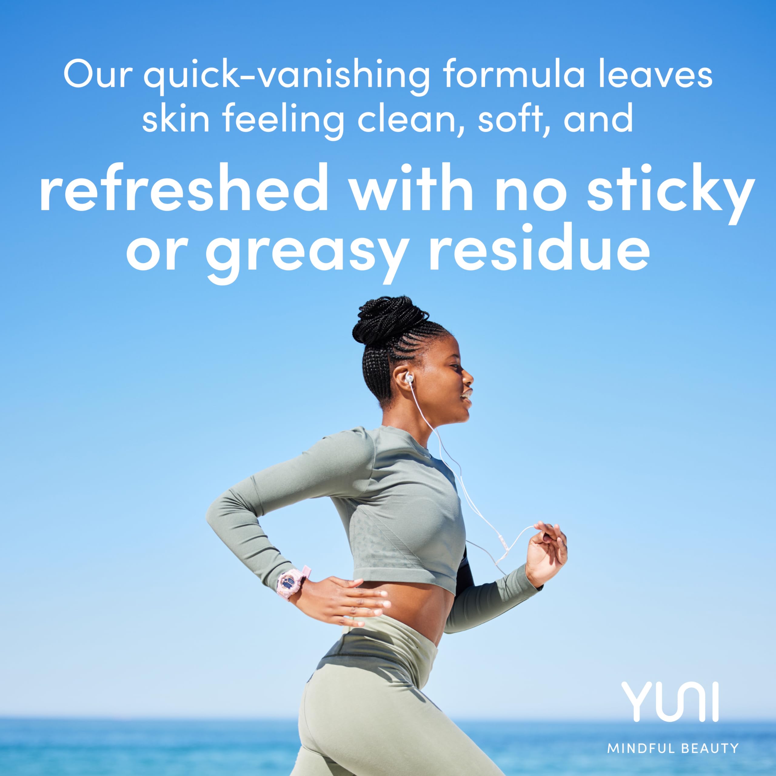 Yuni Beauty Waterless Body Wash (4 Oz) - Rinse-Free Foaming Bath And Clean Body Wash Solution Instantly Remove Sweat, Dirt, Odor