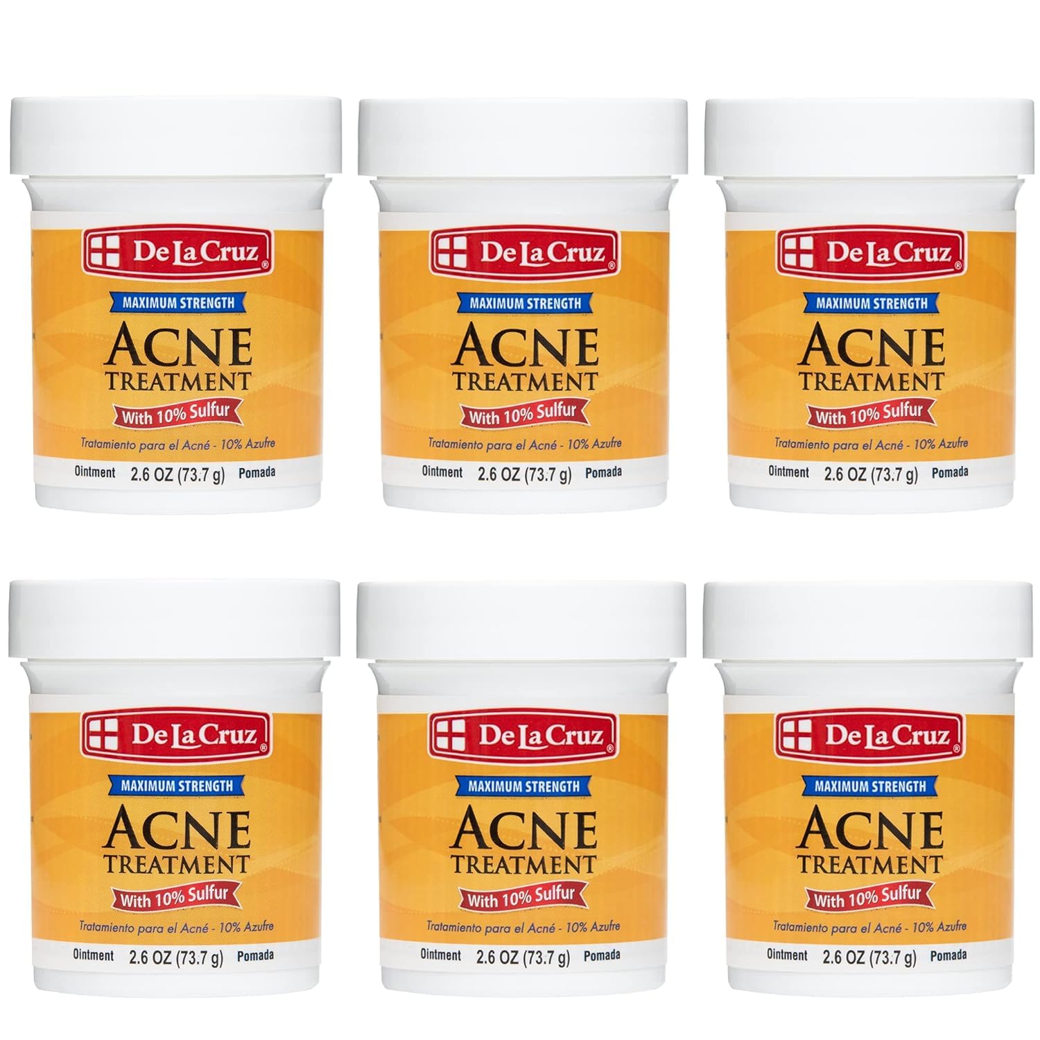 DLC Dlc Pomada De Azufre, 2-pack Of 2.6 Oz Jar, 2 count (Pack of 6)