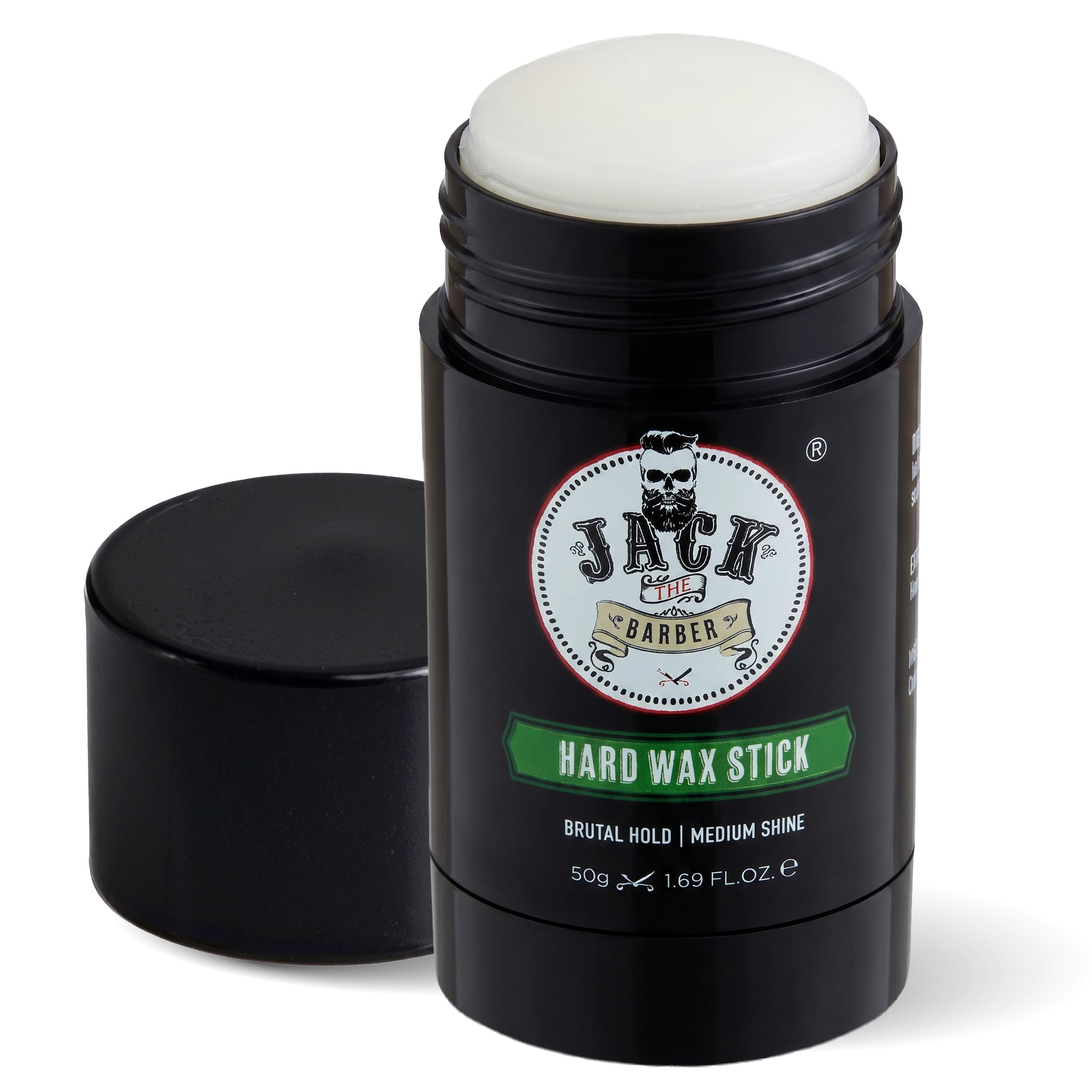 Jack the Barber Hard Wax Stick, Hair Styling Wand For Men,1.69 oz