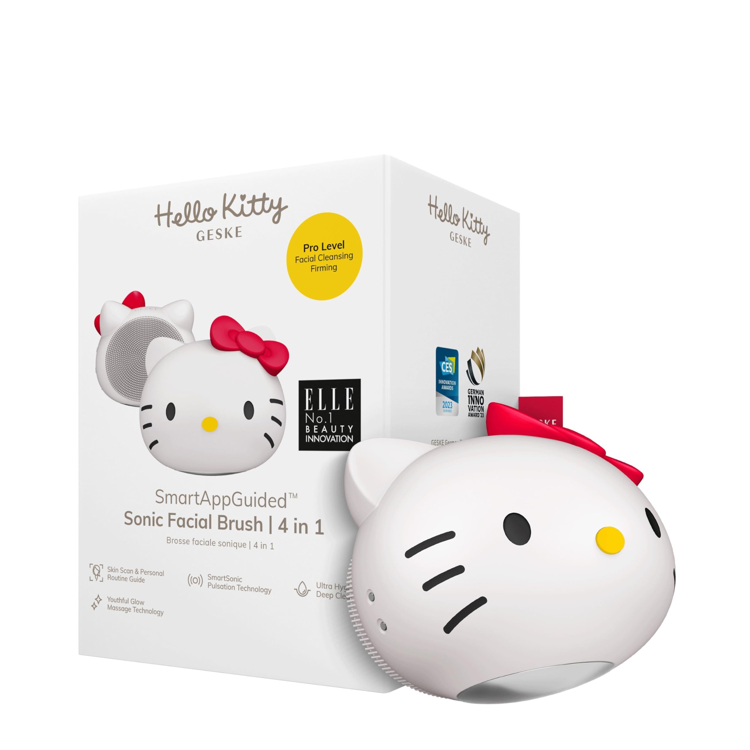 Hello Kitty Sonic Facial Brush 4 In 1 - Starlight By Geske For Women - 1 Pc Brush