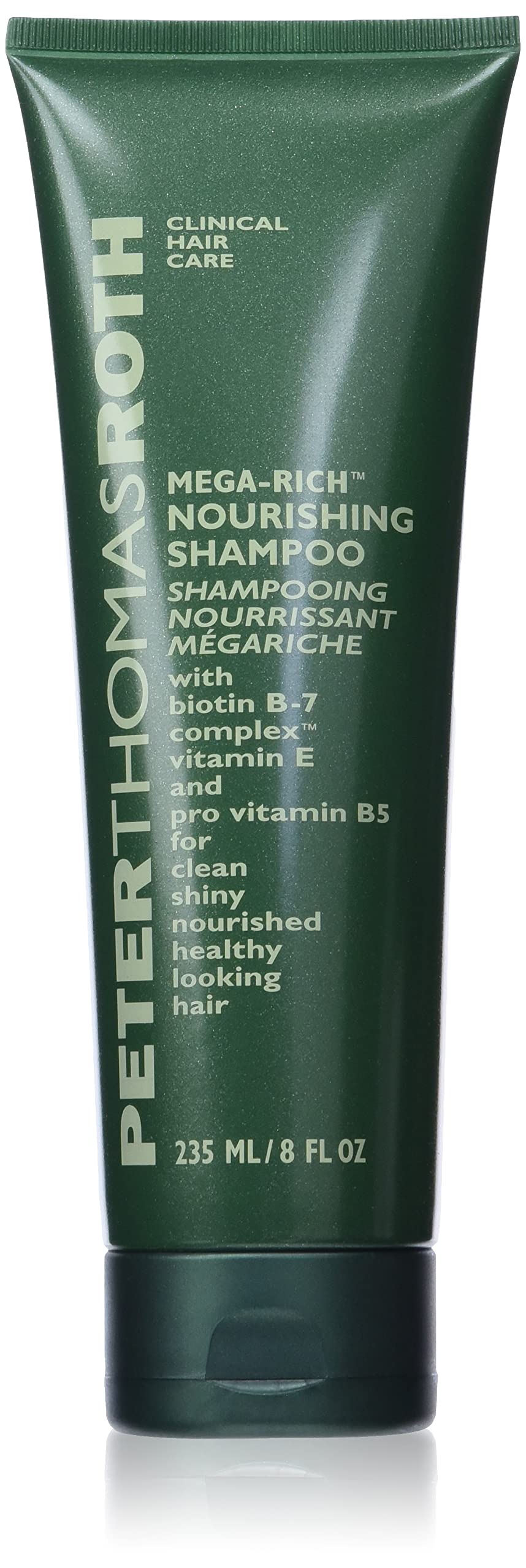 Peter Thomas Roth | Mega-Rich Nourishing Shampoo | Biotin B-7 Complex Shampoo For Clean, Shiny, Healthier-Looking Hair, 8 Fl Oz