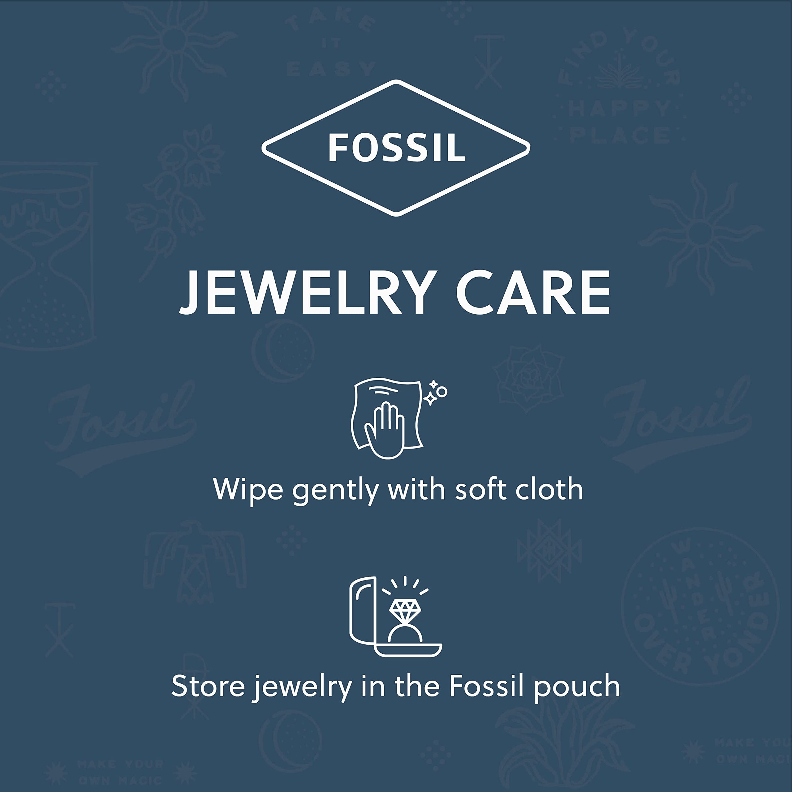 Fossil Men's Leather and Beaded Bracelet, Color: Tigers Eye/Brown (Model: JF03118040)
