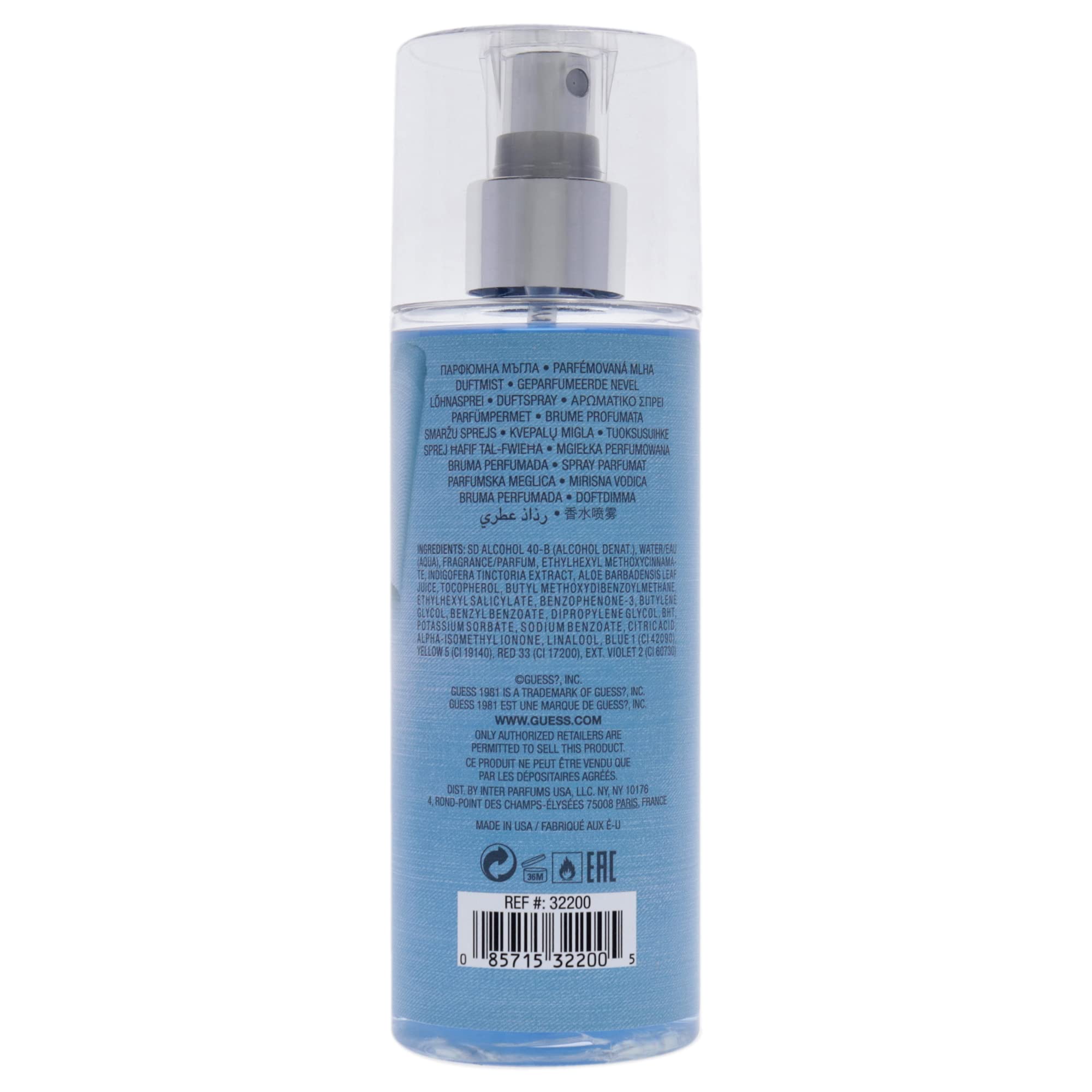 Guess 1981 Indigo For Women Fragrance Mist, 84 Fl Oz