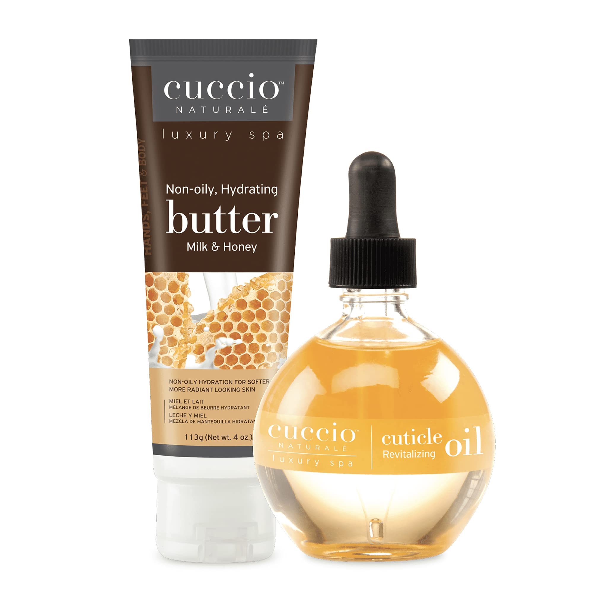 cuccio Naturale Luxury Spa Hydration Essentials Set - Provides Nourishing Hydration - Soothes And Softens The Skin - Delivers A