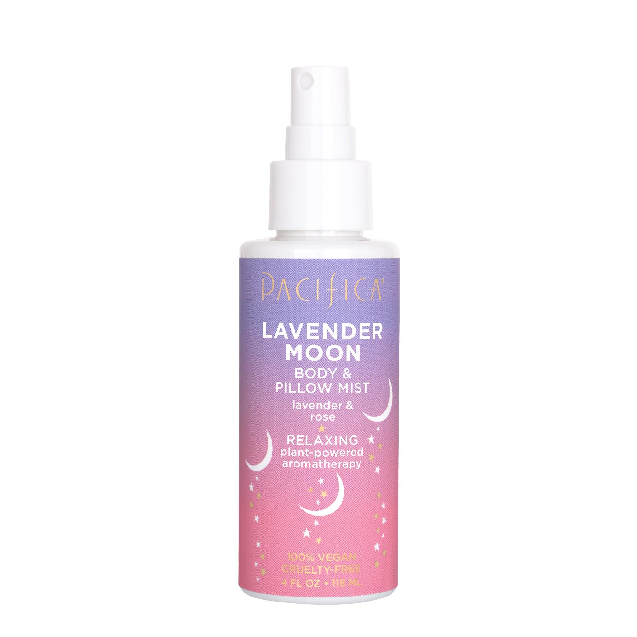 Body and Pillow Mist - Lavender Moon by Pacifica for Unisex - 4 oz Body Mist
