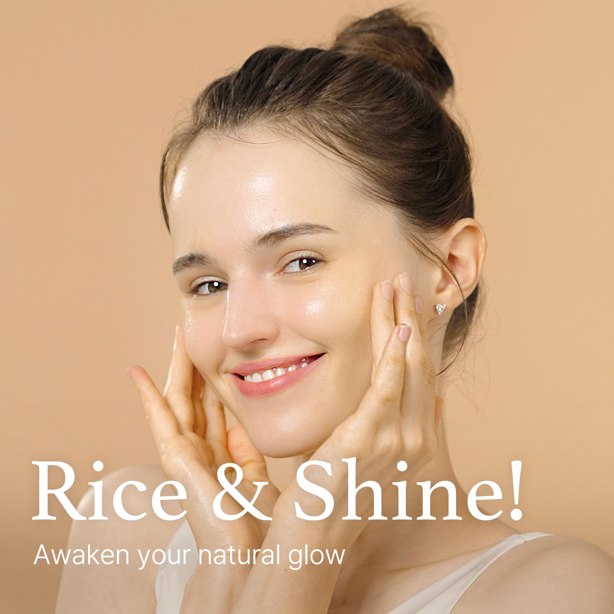 I'M From Rice Serum, 73% Korean Fermented Rice Embryo Extract Boosts Collagen, Vitality, Radiant Glowing Skin, Niacinamide, Vita