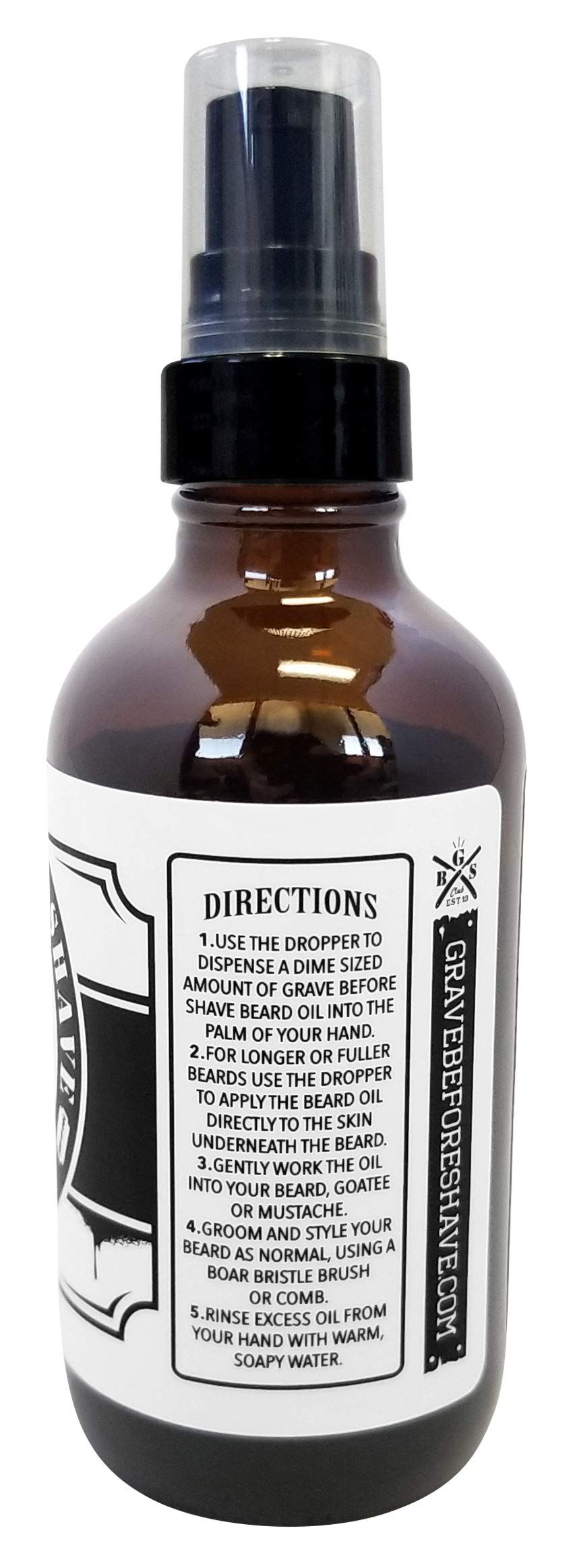Grave Before Shave Beard Oil (OG Blend) 4 oz. Bottle