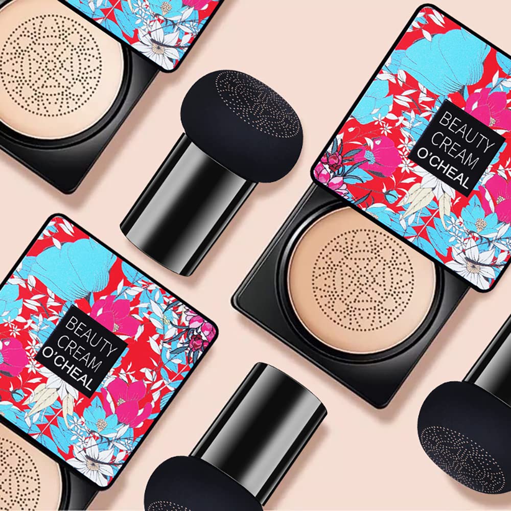 Ocheal Mushroom Head Air Cushion Bb Cream Foundation Cream For Face Makeup Concealer Cushion For Face Comestics Make Up Cushion