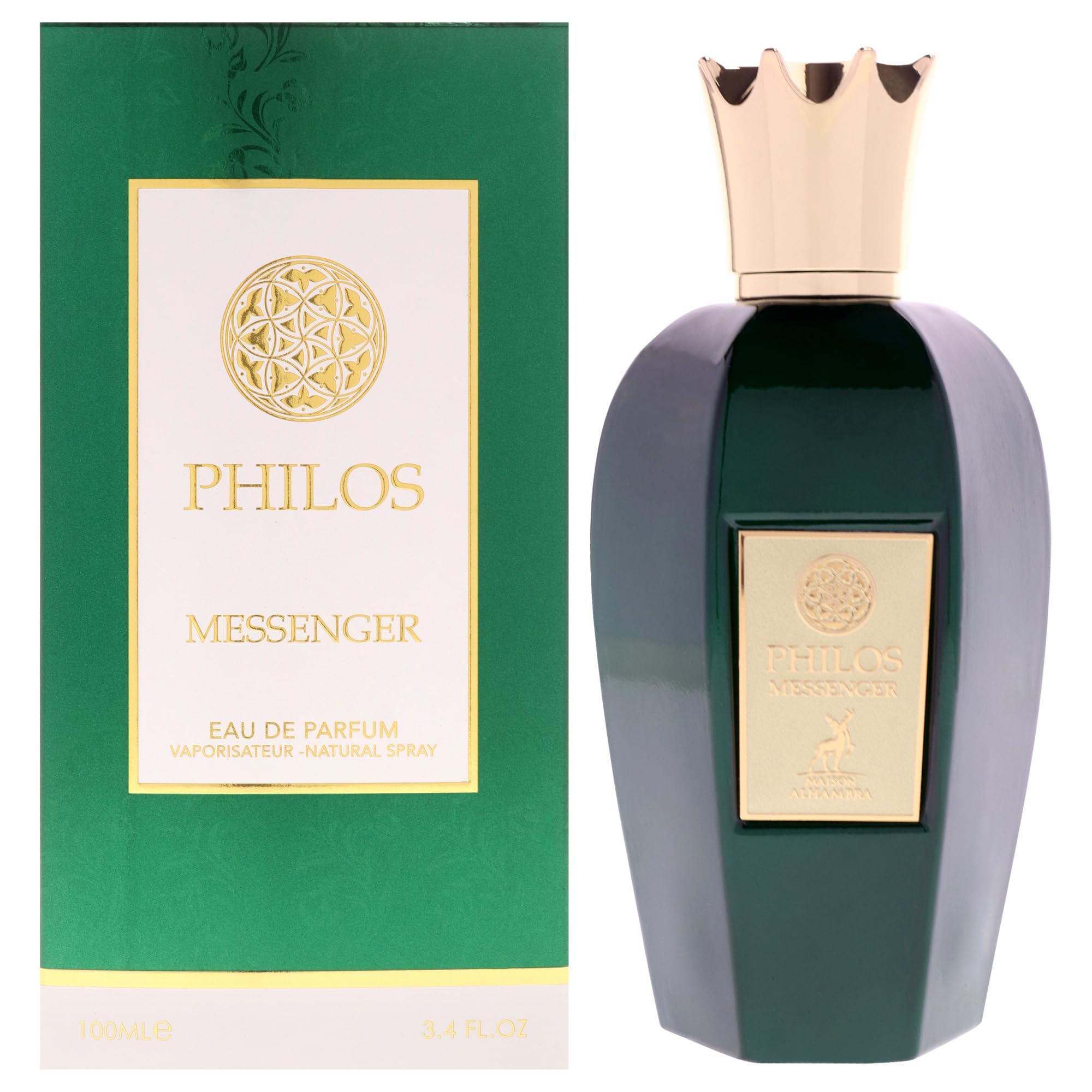 Philos Messenger by Maison Alhambra for Men - 3.4 oz EDP Spray