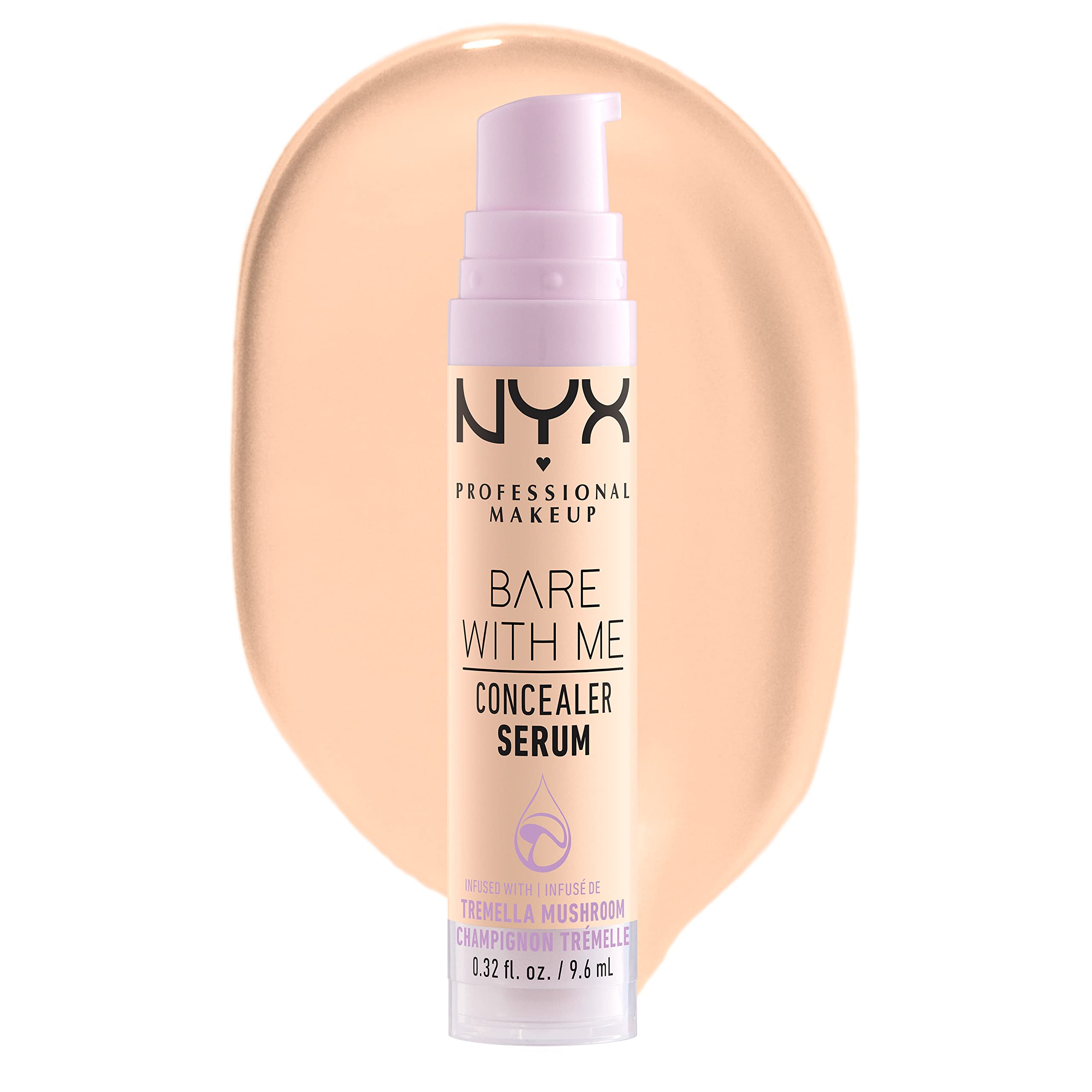 NYX PROFESSIONAL MAKEUP Bare With Me concealer Serum, Up To 24Hr Hydration - Fair