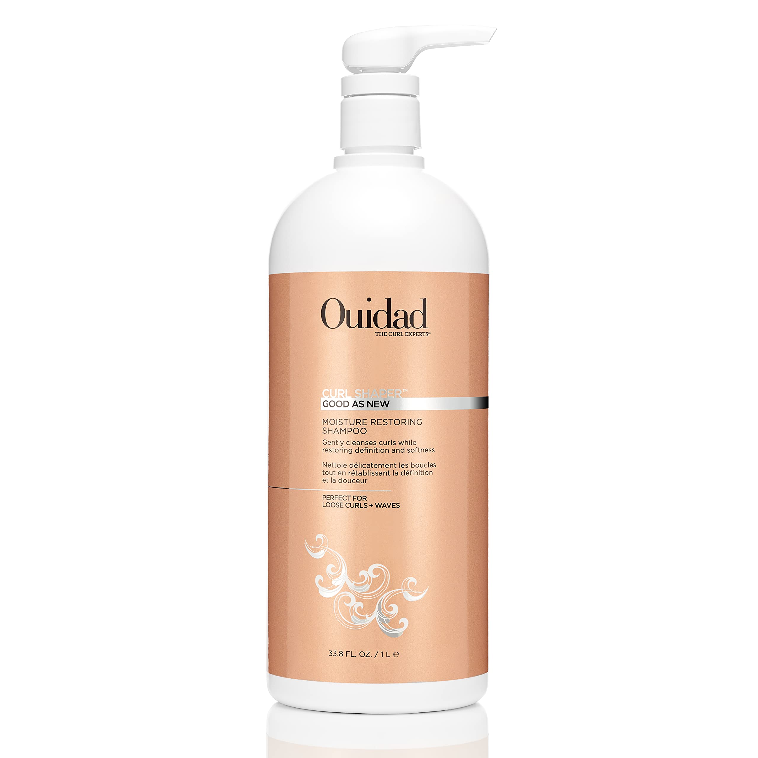 Ouidad Curl Shaper Good As New Moisture Restoring Shampoo, 33.8 Oz, (95132)