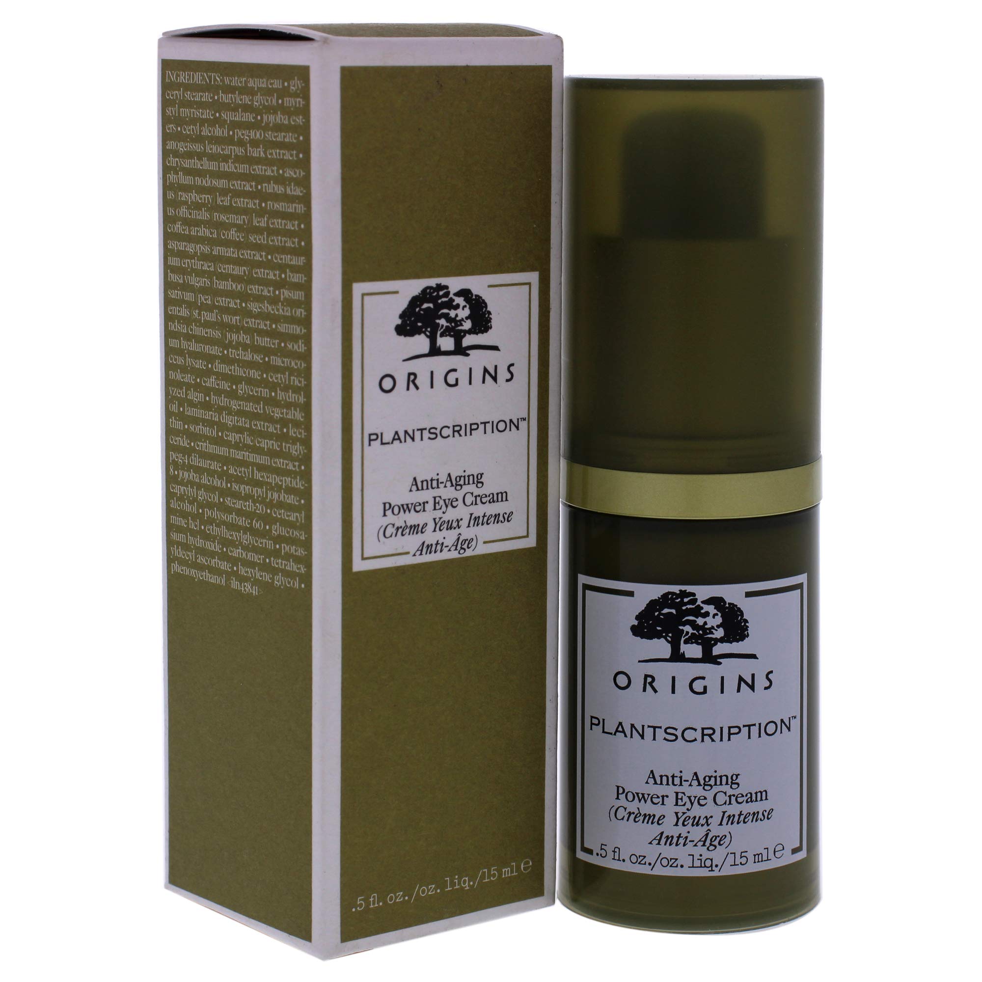 Origins Plantscription Anti-Aging Power Eye Cream, 0.5 Fl Oz (Oricosc74200104)