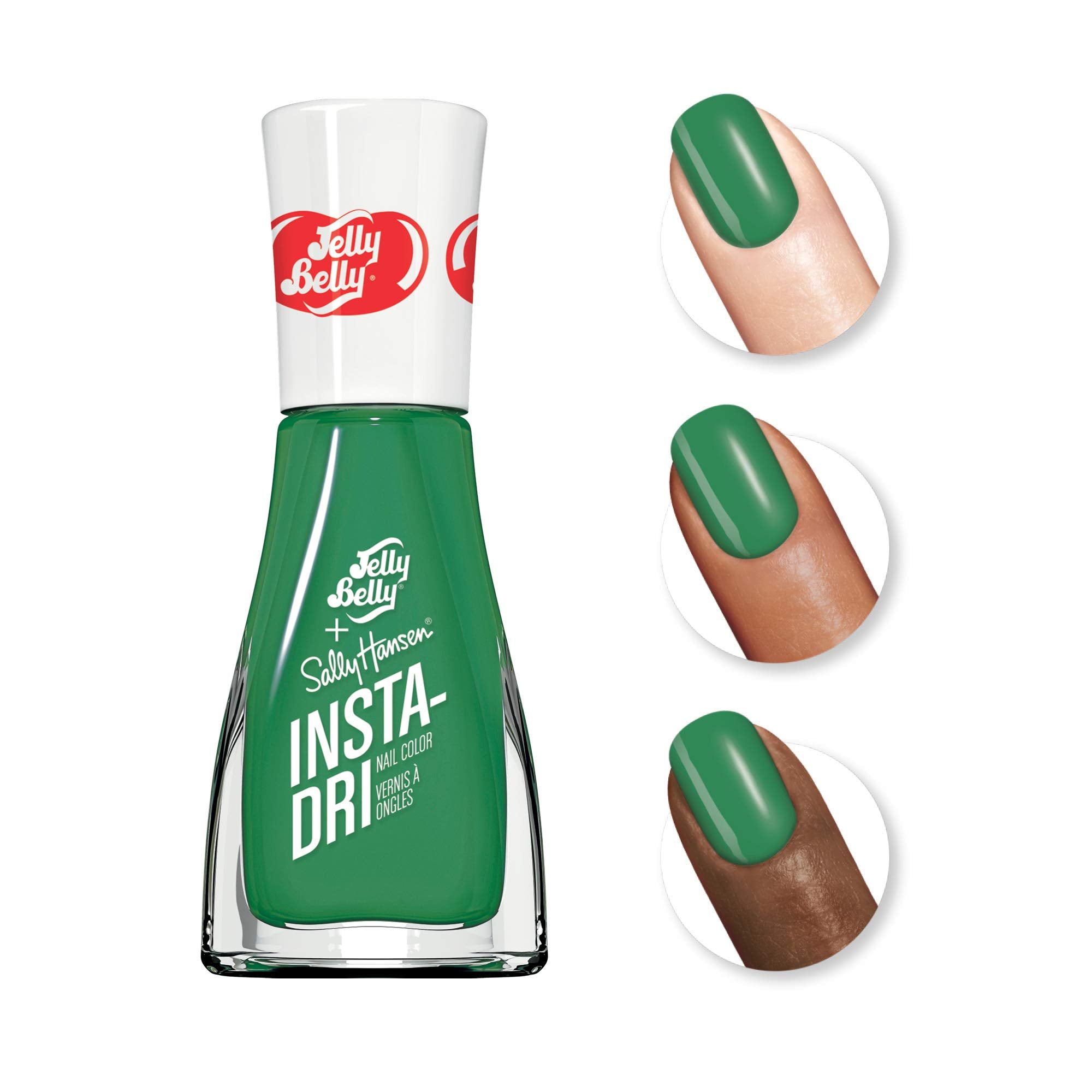 Sally Hansen Insta-Dri X Jelly Belly Nail Polish, Green Apple, 0.31 Fluid Ounce