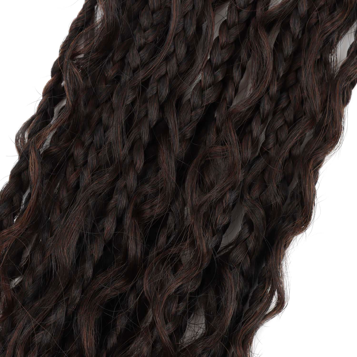 LMZIM 24 Inch 8 Packs Boho Box Braids Crochet Hair Bohemian Crochet Box Braids with Curly Ends Messy Pre-looped Hippie Braids Br