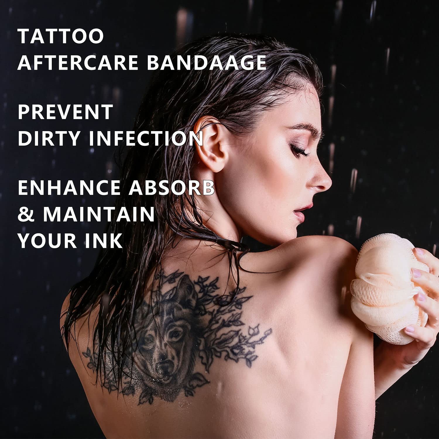 Tattoo Aftercare Waterproof Bandage Transparent Film Dressing Second Skin Healing Protective Clear Adhesive Bandages Tattoo Supp