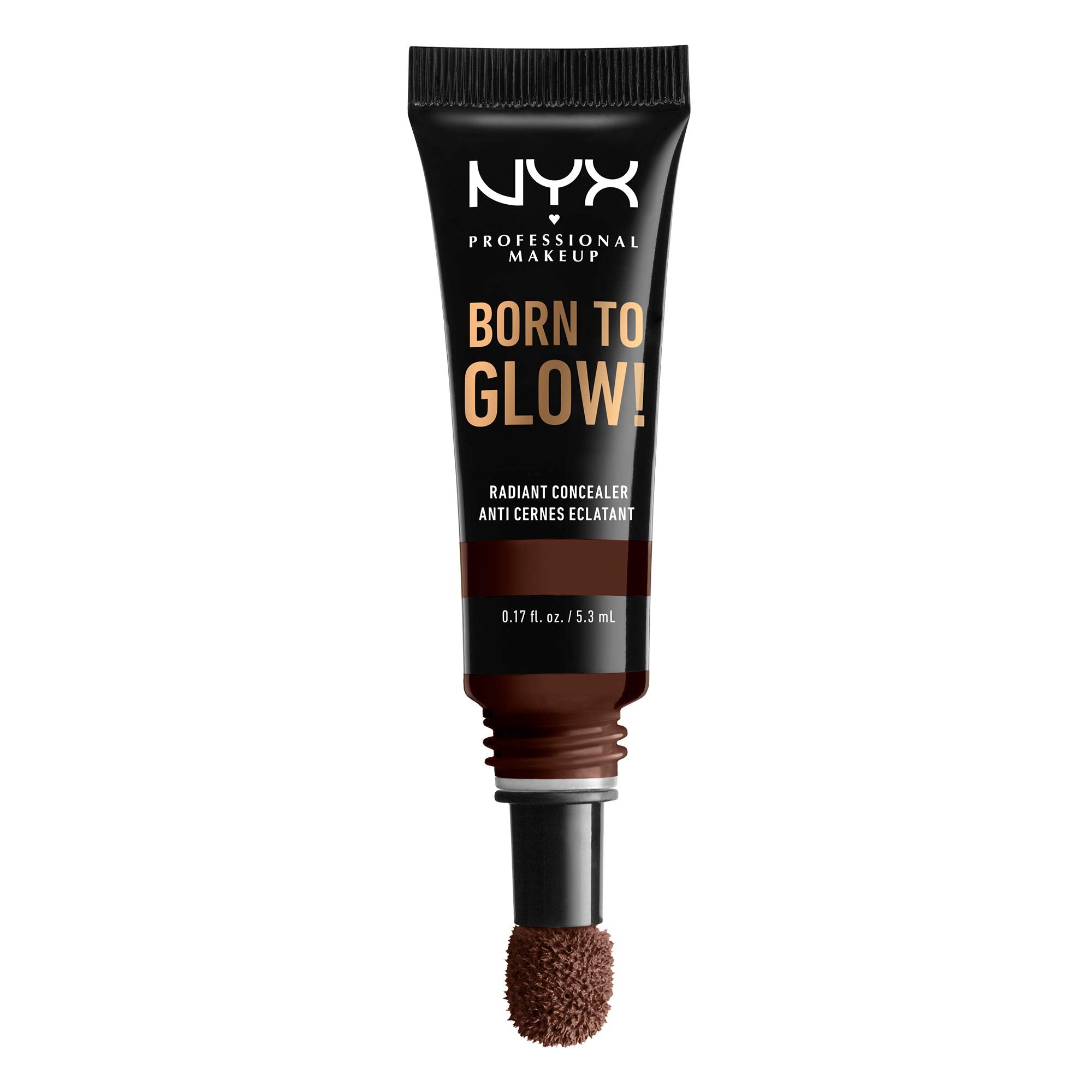 NYX PROFESSIONAL MAKEUP Born To Glow Radiant Concealer, Medium Coverage  Deep Espresso