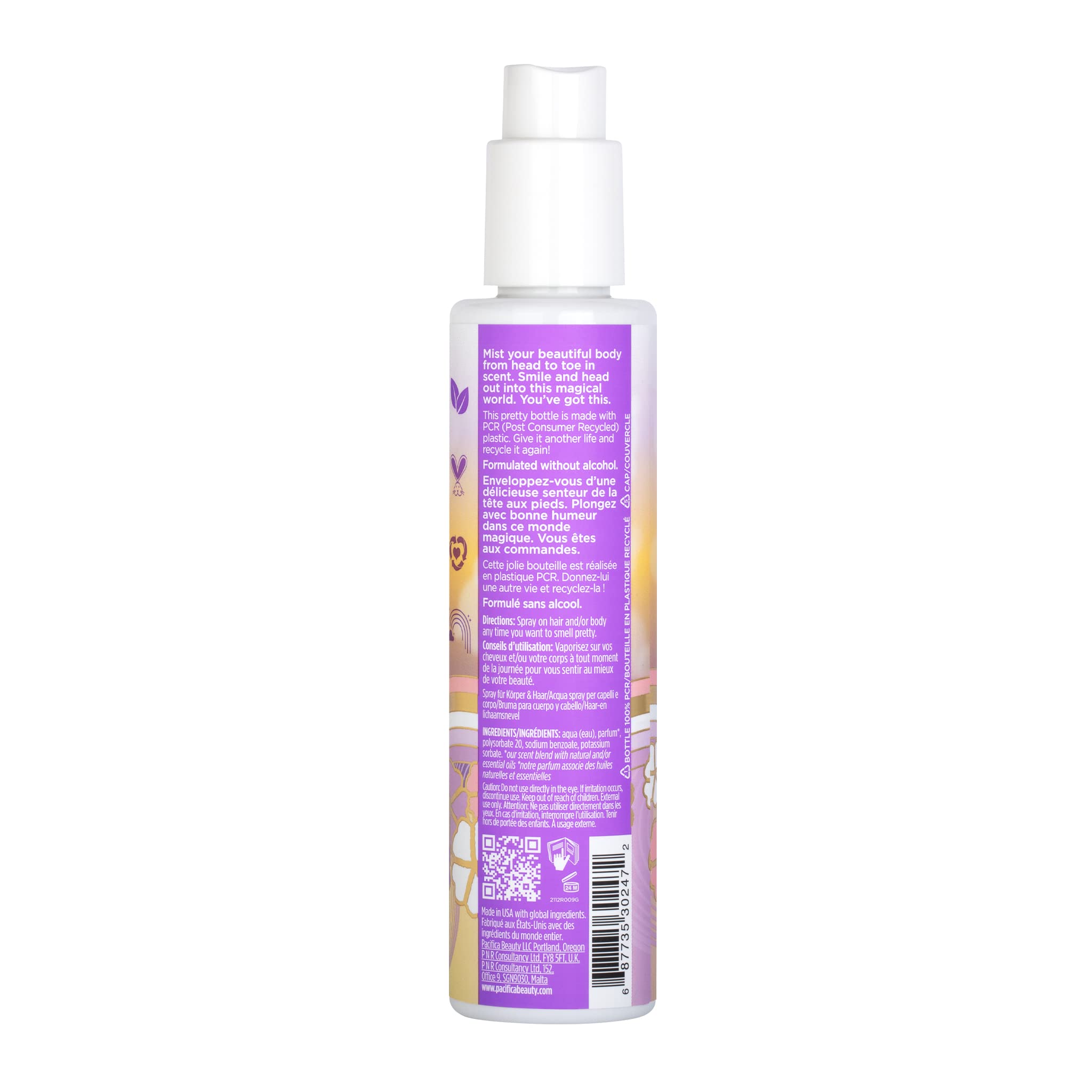 Pacifica Beauty Perfumed Hair & Body Mist, French Lilac, 6 Fl Oz (1 Count) (B07992Cmqt)