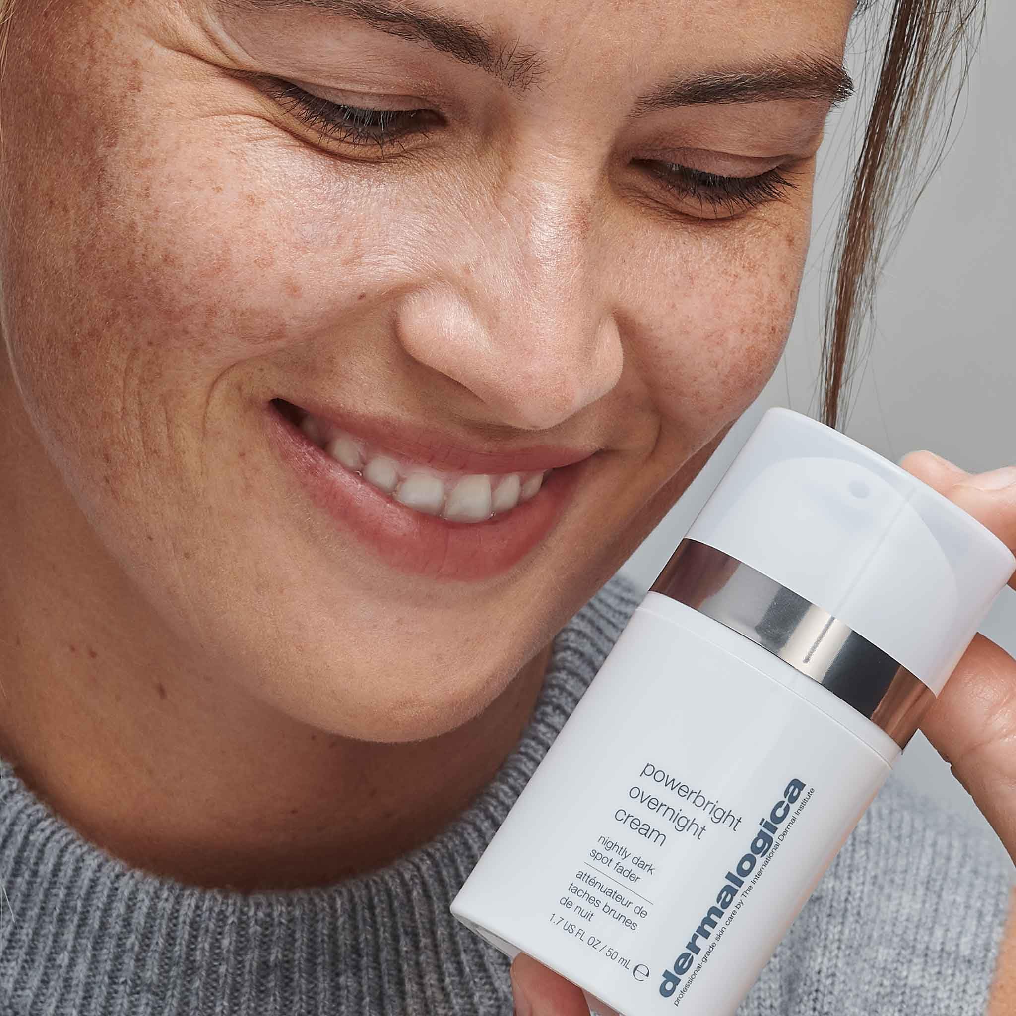 Dermalogica Powerbright Overnight Cream, Face Moisturizer For Night Time, Restore Skin And Fade Dark Spot, 1.7 Fl Oz