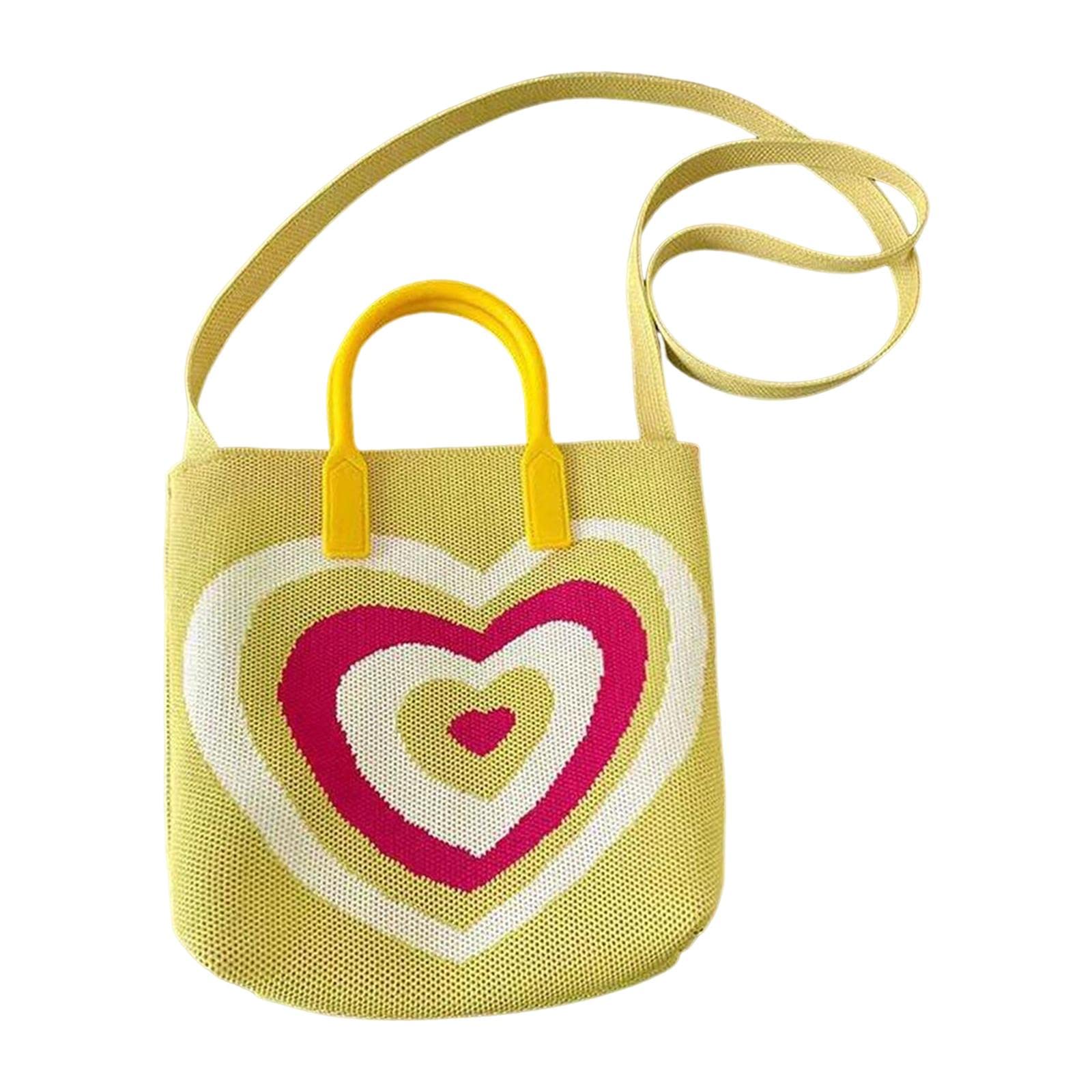 Enakshi Women Woven Tote Bag Pouch Purse Top Handle Handbag For Party Summer Outdoor Yellow|Clothing, Shoes & Accessories | Wome