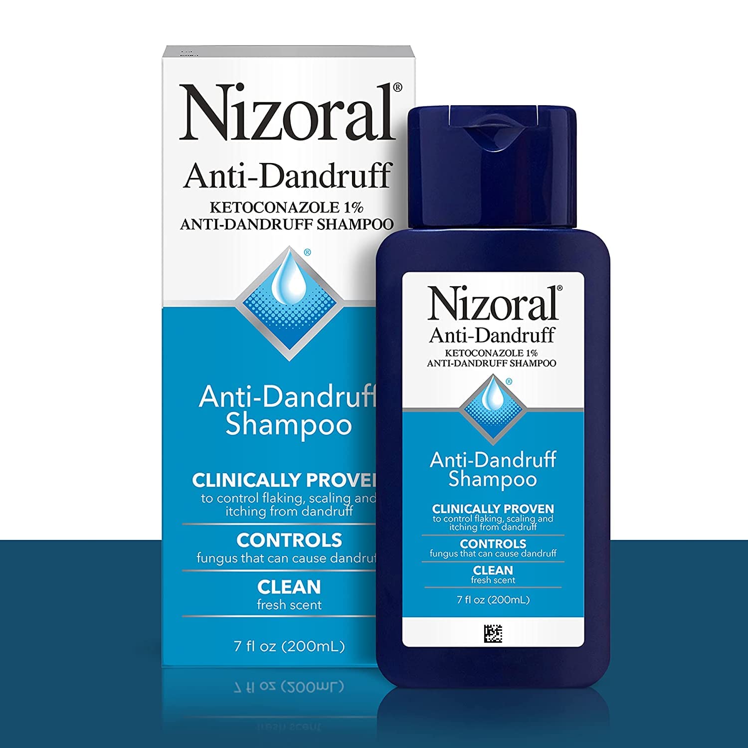 Nizoral AntiDandruff Shampoo, 7-Ounce Bottles (Pack of 2)
