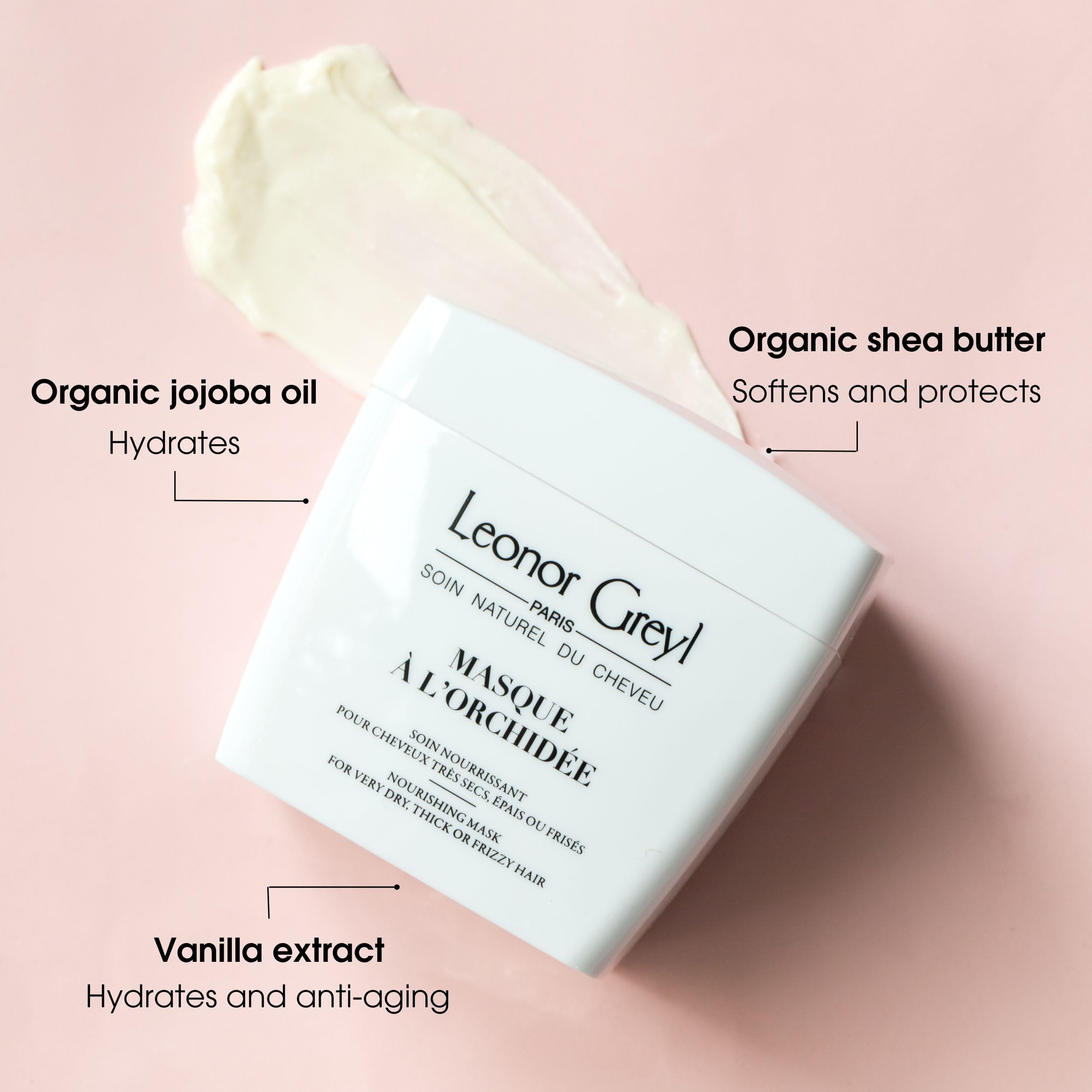 Leonor Greyl Paris Masque A Lorchidee - Deep Conditioning Mask For Thick, Dry Or Frizzy Hair, 7 Oz