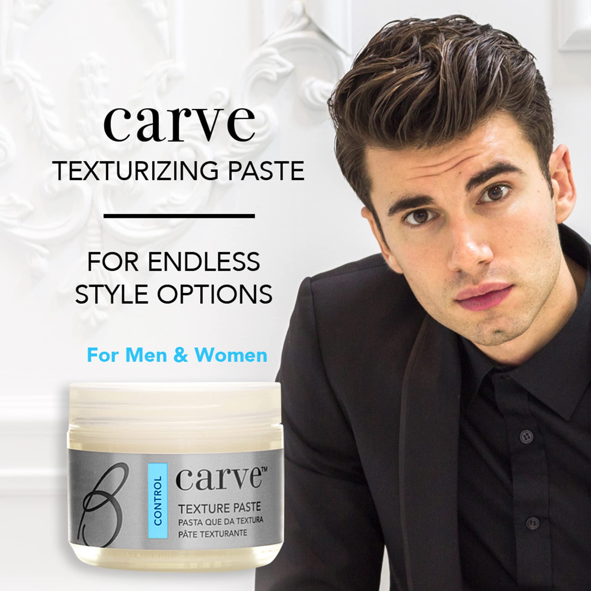 Brocato Carve Texture Hair Paste: Styling Texturizer Cream Products for Men and Women - Volumizing and Texturizing Product for M