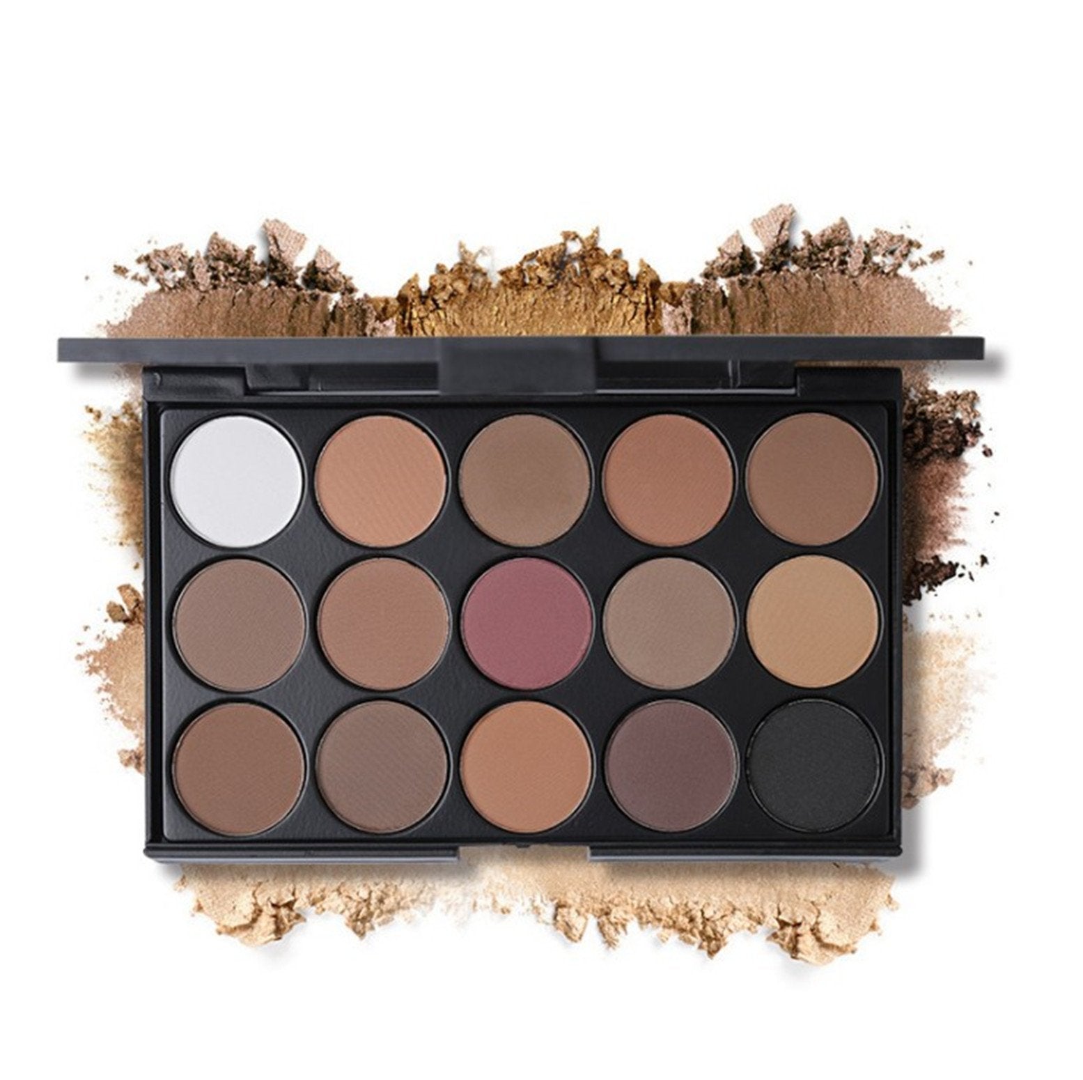 Fantasyday Pro 15 Colors Eyeshadow Makeup Palette Cosemetic Contouring Kit - Ideal For Professional And Daily Use