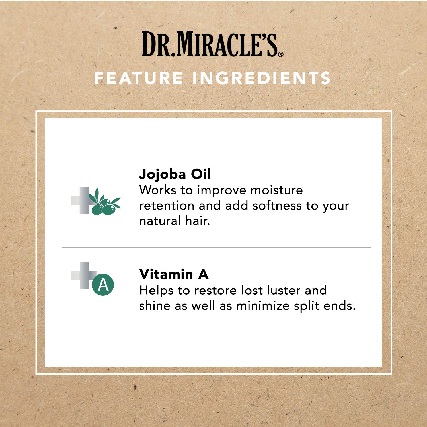 Dr. Miracle's Daily Moisturizing Gro Oil, 4 Fl Oz - Vitamins A, D, E, Avocado & Aloe Vera for Healthy Hair Growth