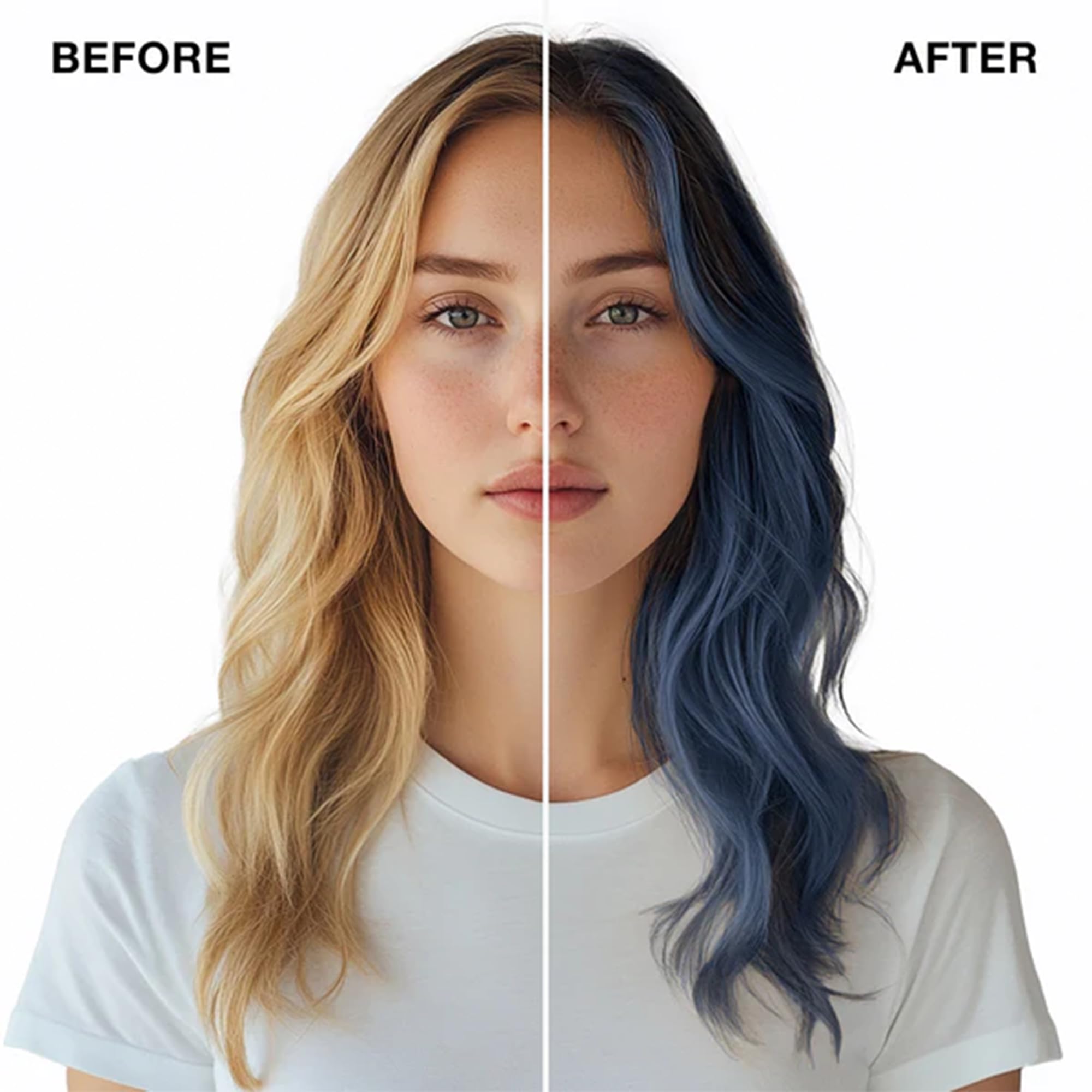 IGK Color Depositing Mask PEEK-A-BLUE - Steely Blue Gray | Conditioning + Hydrate + Shine | Vegan + Cruelty Free | 6 Oz