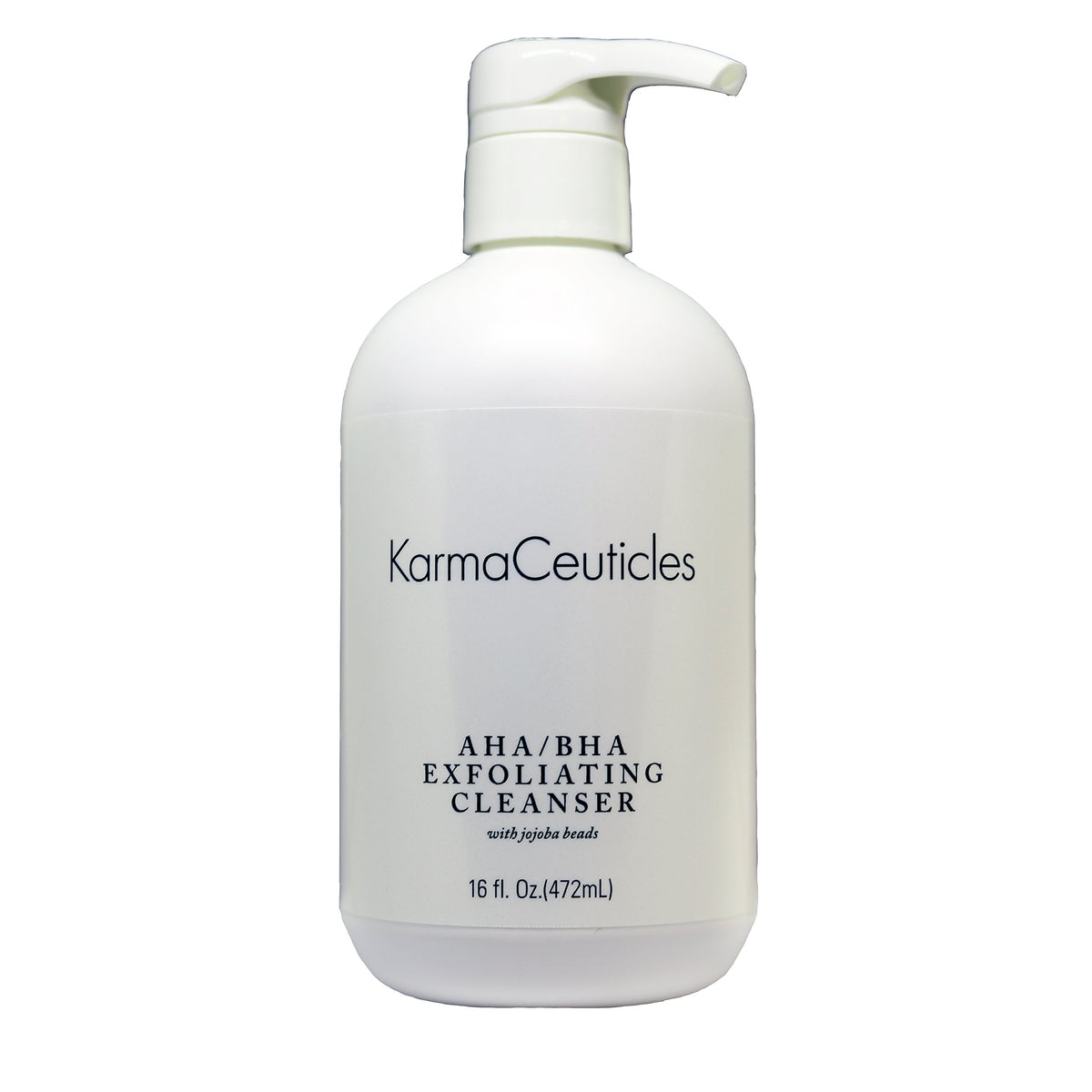 KarmaCeuticles AHA BHA Exfoliating Cleanser 16Oz Exfoliating Cleanser Improves Circulation In The Skin For A Radiant And Healthy