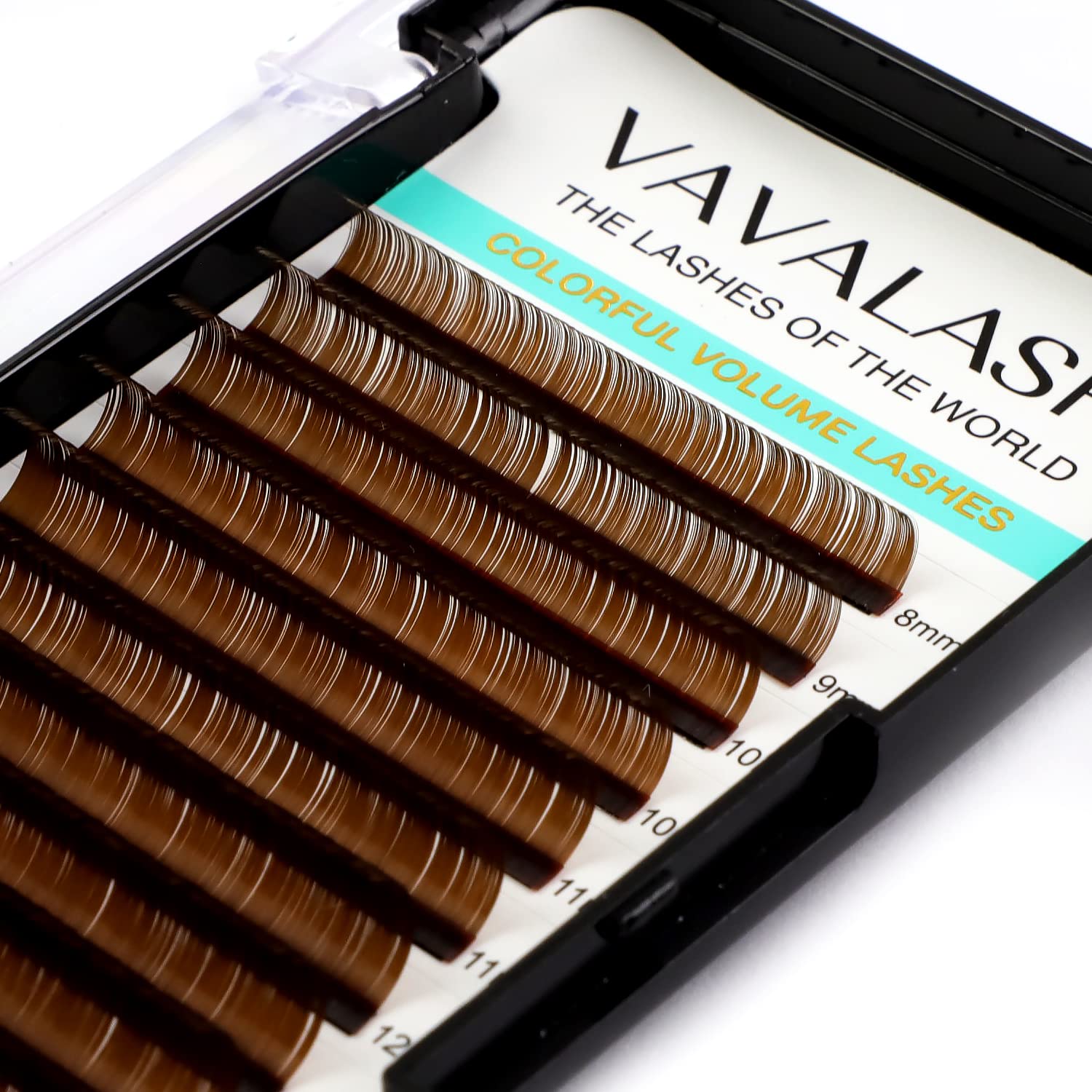 Colored Lash Extensions 0.07Mm Cc Curl Brown Individual Volume Lashes Extensions 8-15 Mix Length Color Eyelash Extensions For Sa