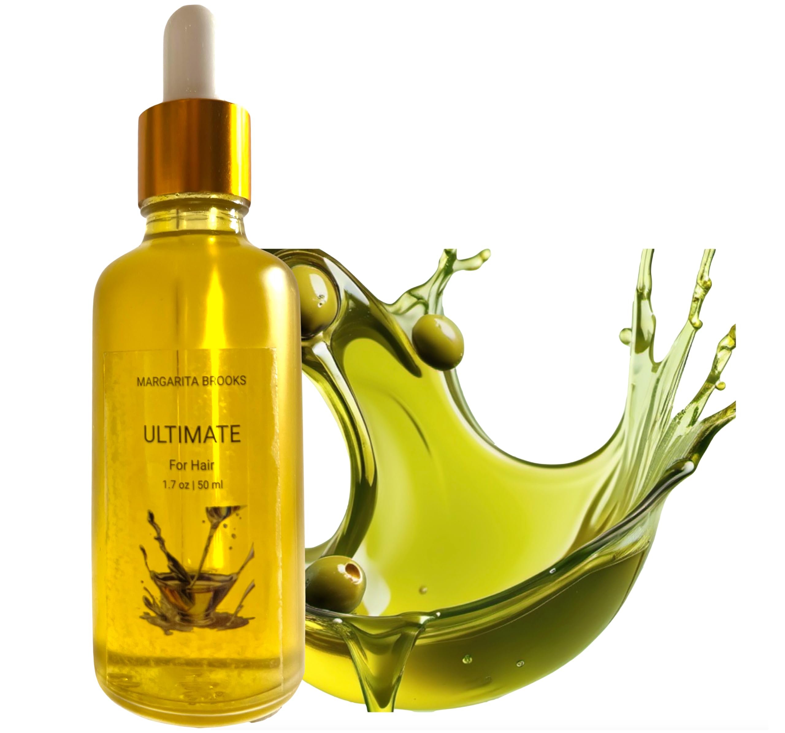 MARGARITA BROOKS ULTIMATE For Hair 100% Organic, Stimulates Hair Growth, Revitalizes, Thickens, Strengthens Hair