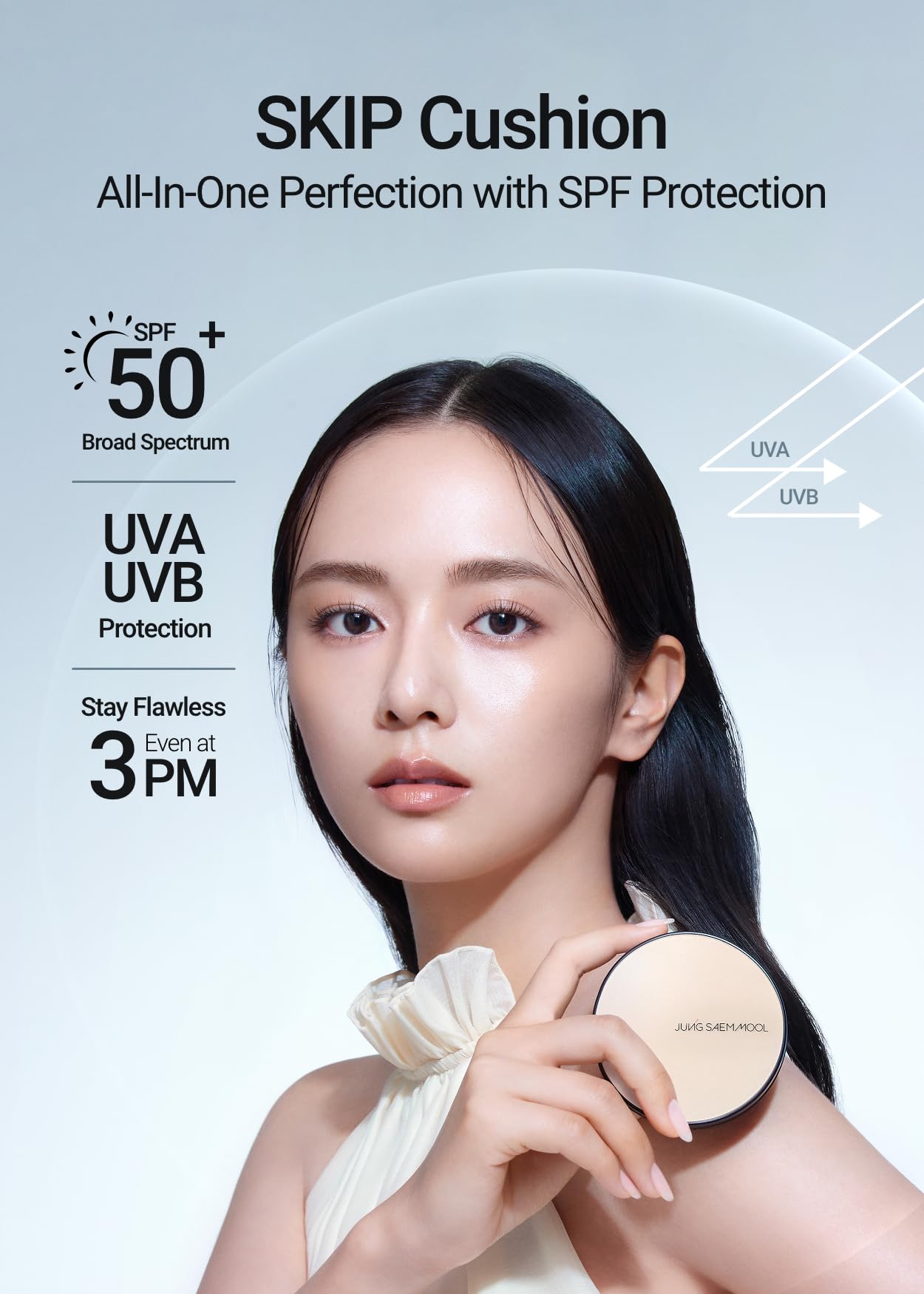 [JUNGSAEMMOOL OFFICIAL] Essential Skin Nuder Cushion (Medium Deep) | Refill Included | Natural Finish | Buildable Coverage | Mak