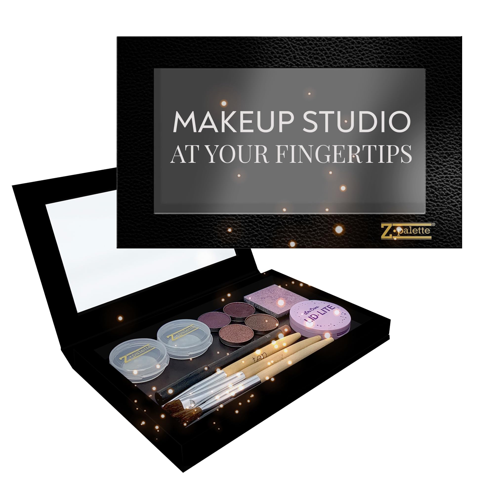 Z Palette Deep Large Magnetic Makeup Palette, Empty Magnetic Palette, Universal Magnet Makeup Palette For Eyeshadows, Powders, C