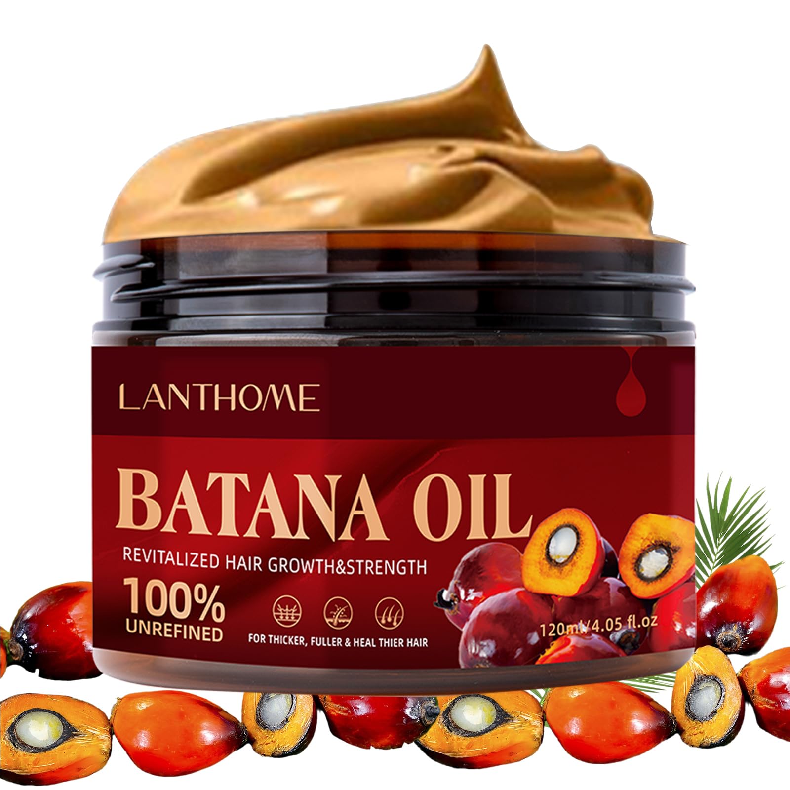 COBERSY Organic Batana Oil for Hair Growth, Nourishment and Breakage Control  4.05 Fluid Ounces