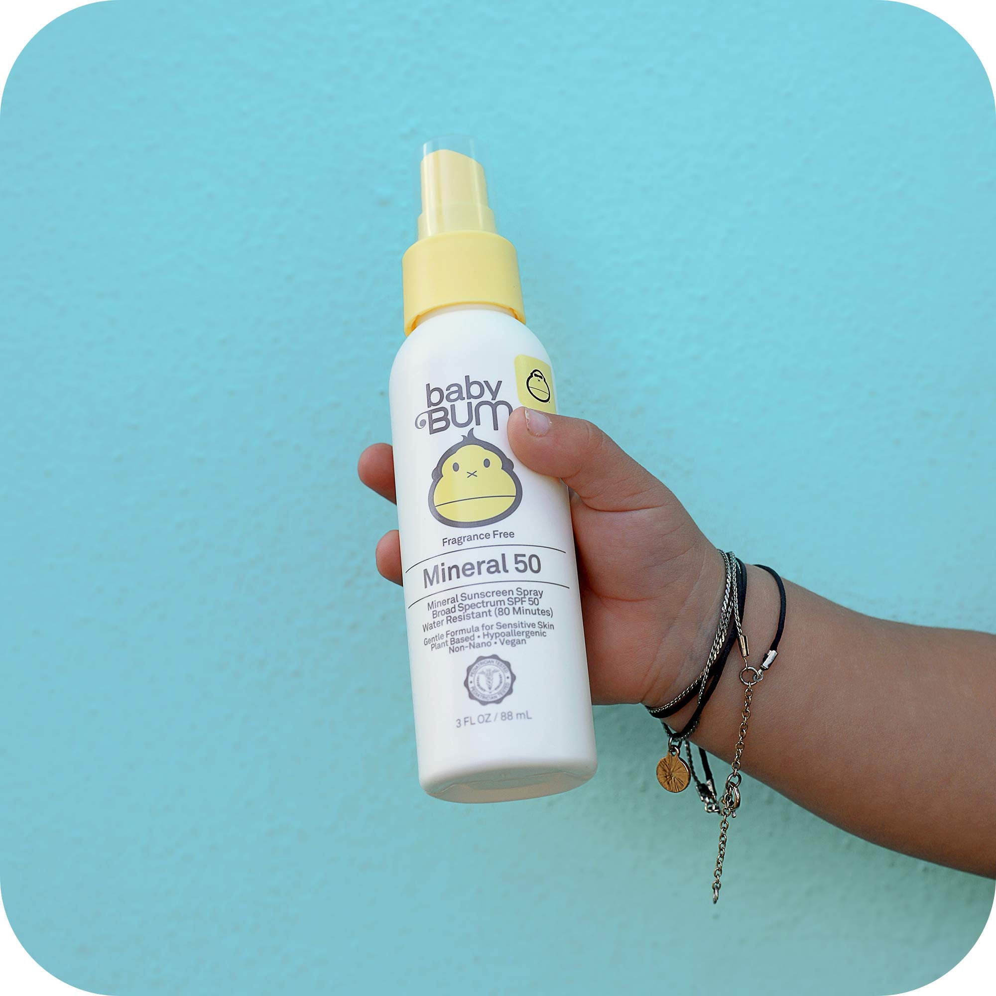 Sun Bum Baby Bum SPF 50 Sunscreen Spray & Face Stick | Mineral Uva/Uvb Face & Body Protection for Sensitive Skin | Fragrance Fre