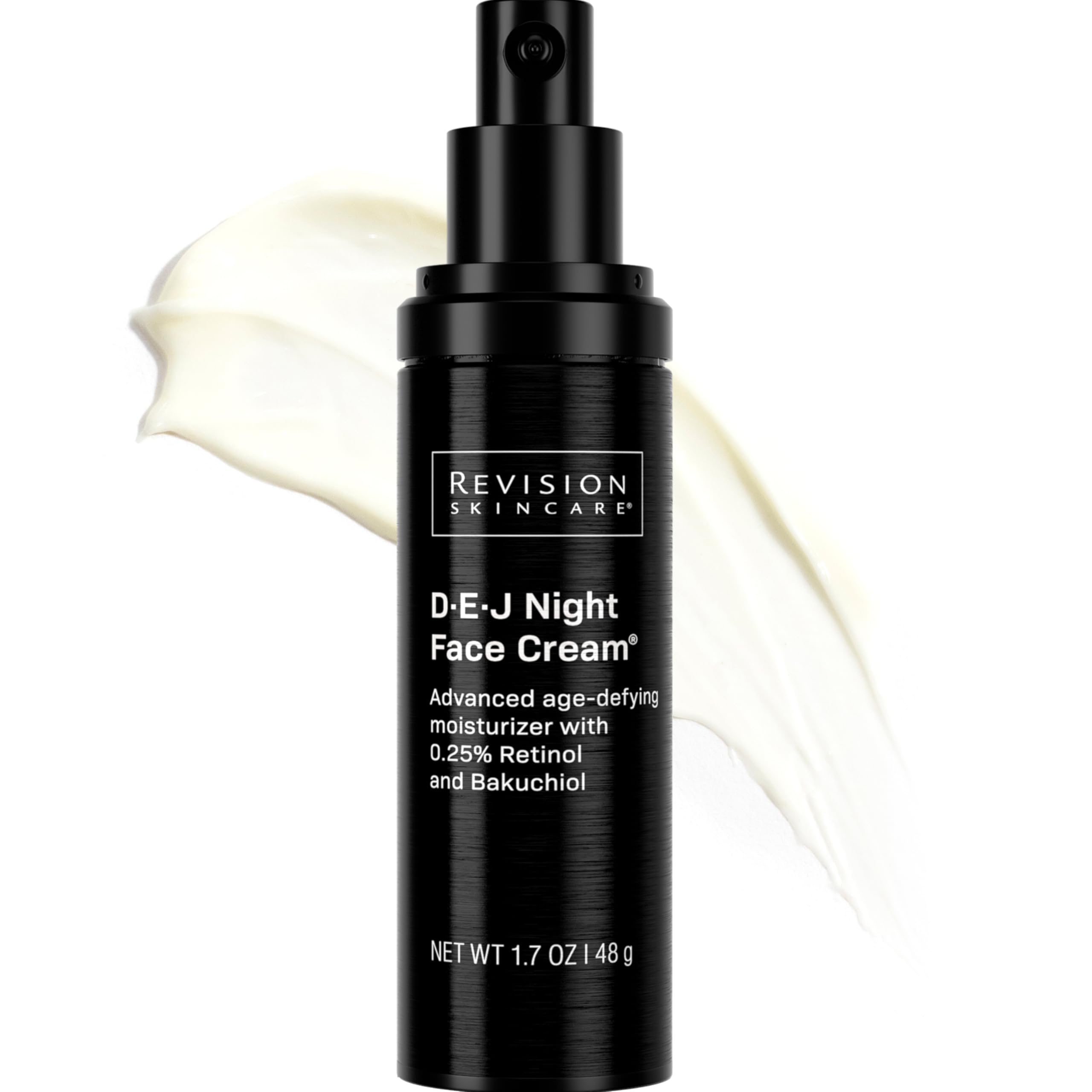 Revision Skincare D?E?J Night Face Cream?, Anti Aging Moisturizer, Antioxidant Rich with Retinol and Bakuchiol, 1.7 oz