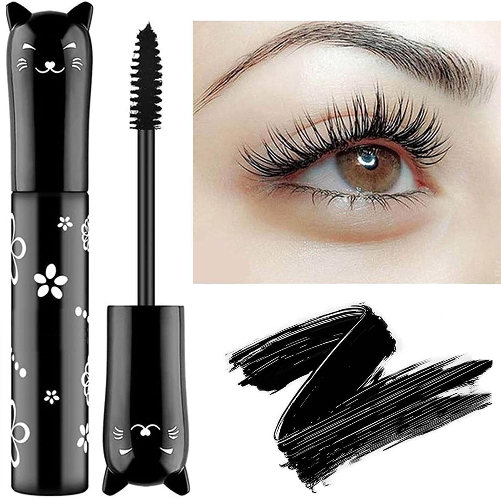 Black Mascara Waterproof Natural Hypoallergenic Colored Eyes Makeup Best Benefit Volumizing Lengthening Curling Defining Washabl