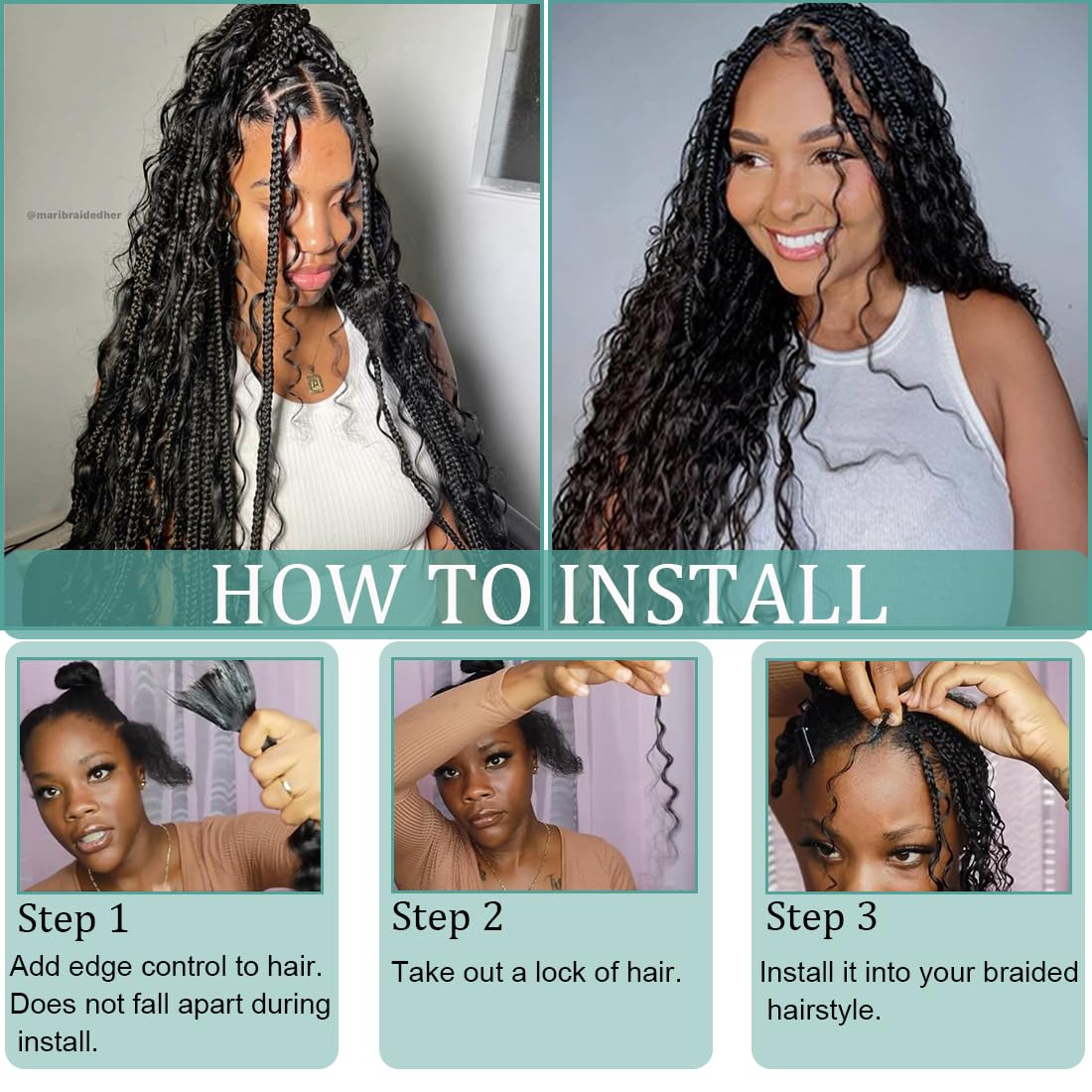 Deep Wave Bulk Human Hair For Braiding No Weft Unprocessed Brazilian Virgin Human Hair Extensions Wet And Wavy Micro Braiding Ha
