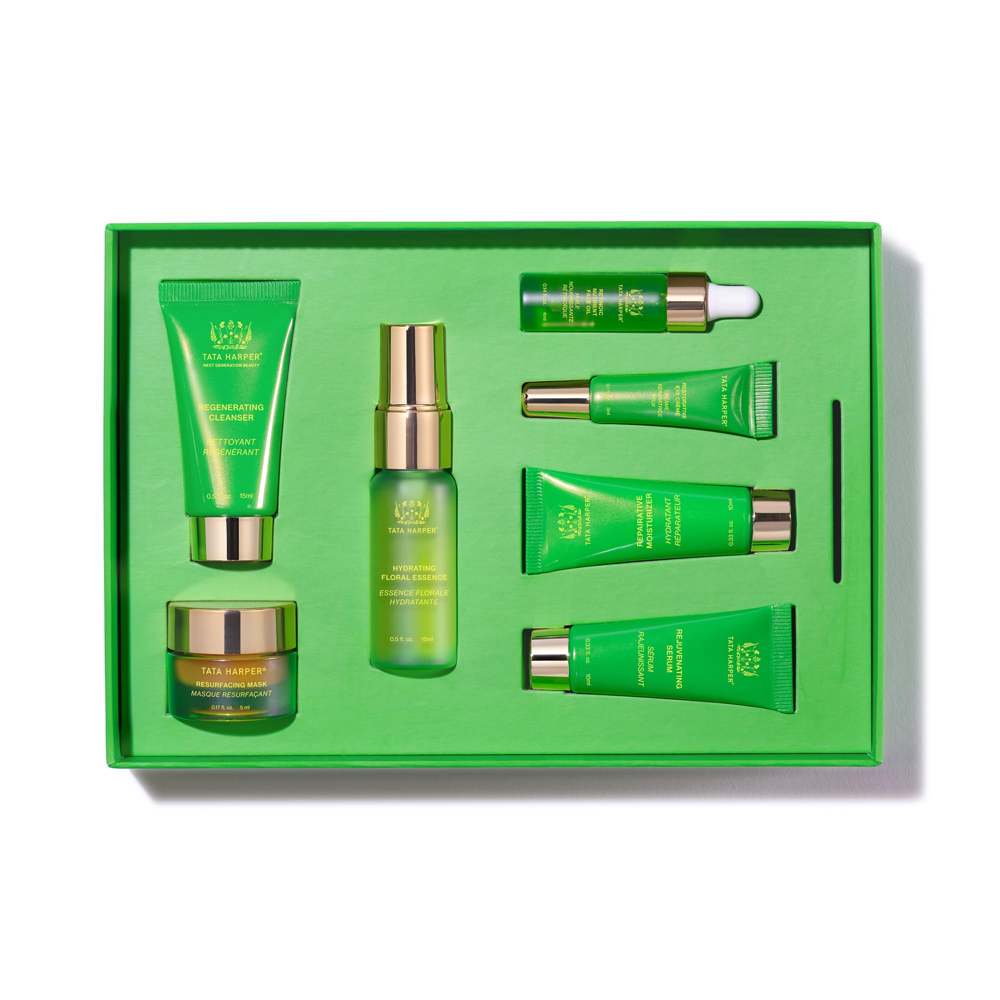 Tata Harper Daily Essentials Set | 7-step Routine for Trial & Travel