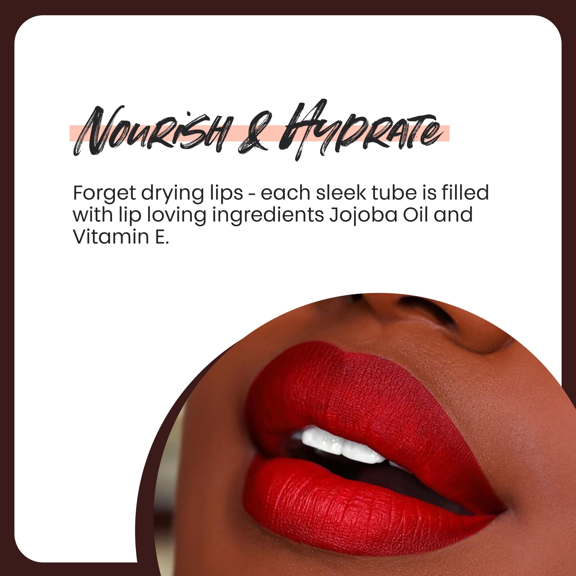 The Lip Bar Vegan Liquid Matte Lipstick, High Pigment Color & Long-Lasting With 8-12 Hours Of Wear, Bawse Lady - Blue Red, 2 Pac