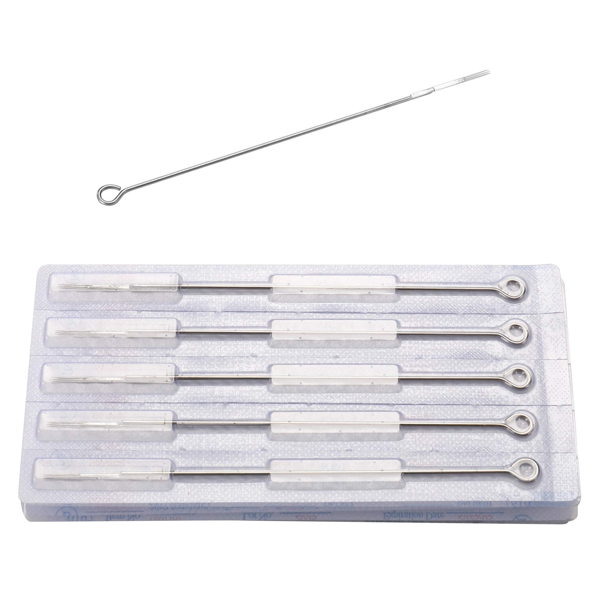 Tattoo Needles,New Star Tattoo Disposable Sterilized Premium Quality 7RL Tattoo Needles 7 Round Liner #12 Standard Disposable &