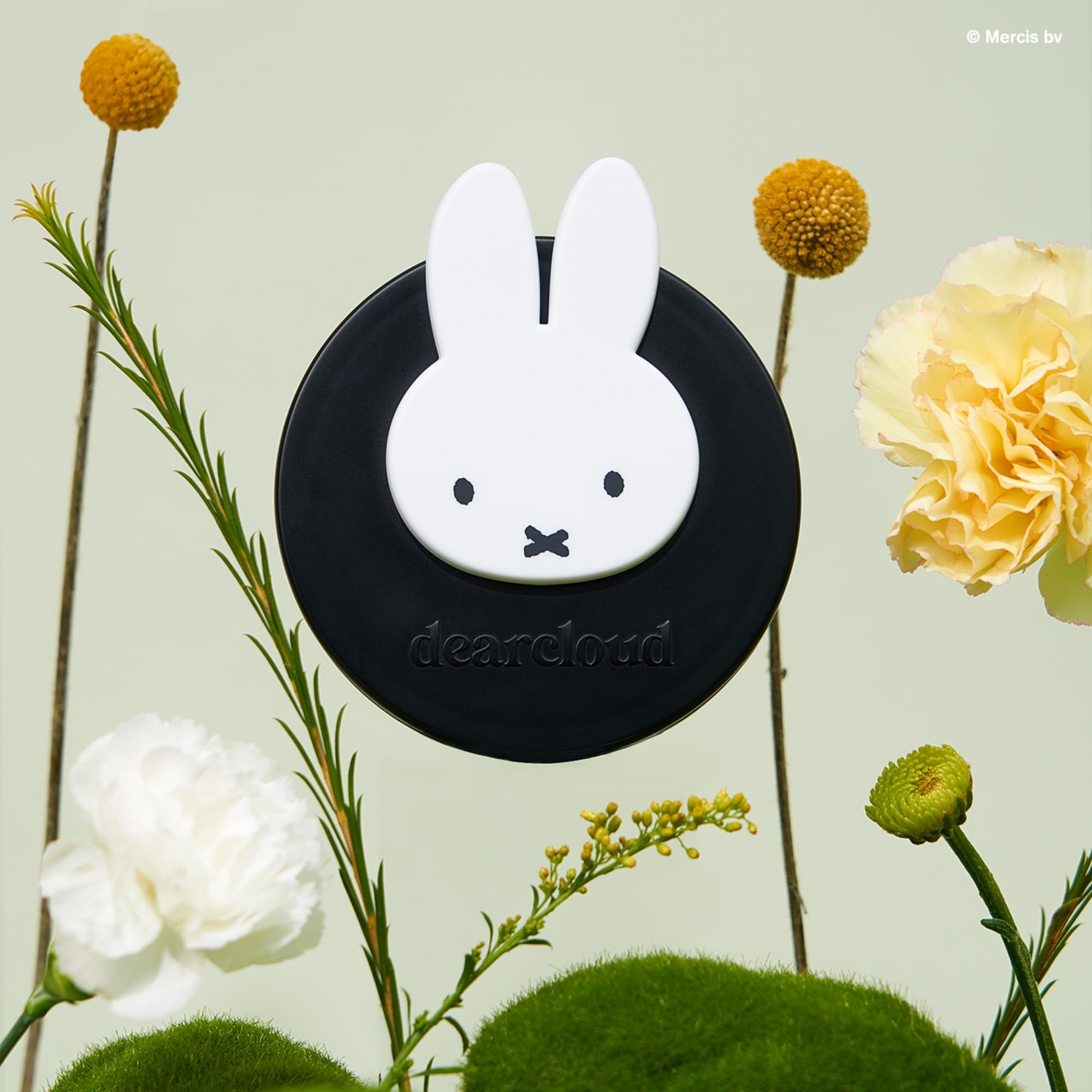 dearcloud Miffy Hi-Def Duo Compact Mirror - Travel-Friendly, Dual Magnification