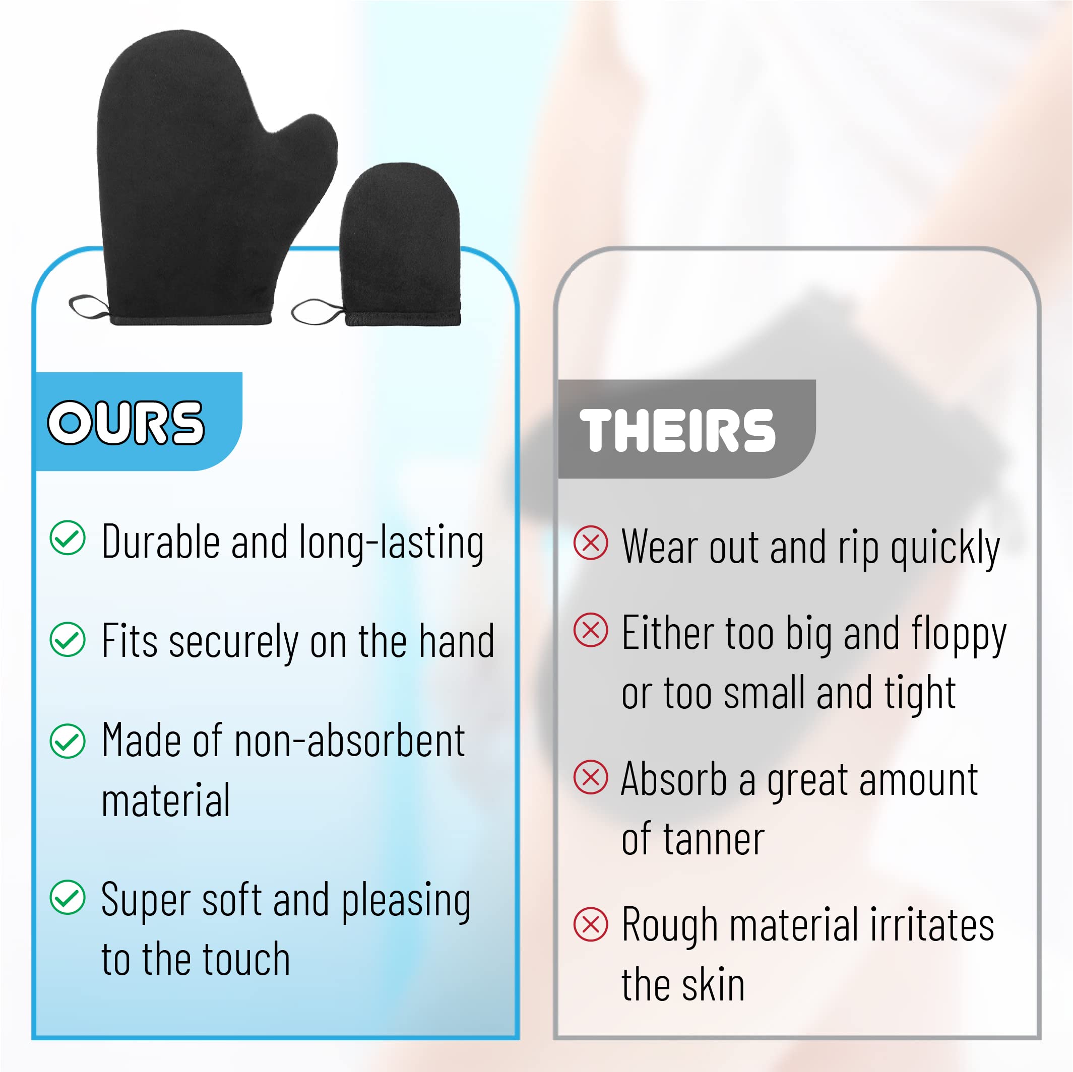 Slick- Tanning Mitt, Self Tanning Mitt, Self Tanner Mitt, Face Tanning Mitt, Tanning Mitts Self Tanner, Tanning Glove, Self Tan