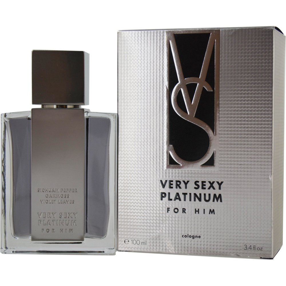 Victoria 's Secret Cologne Spray, Very Sexy Platinum, 3.4 Ounce